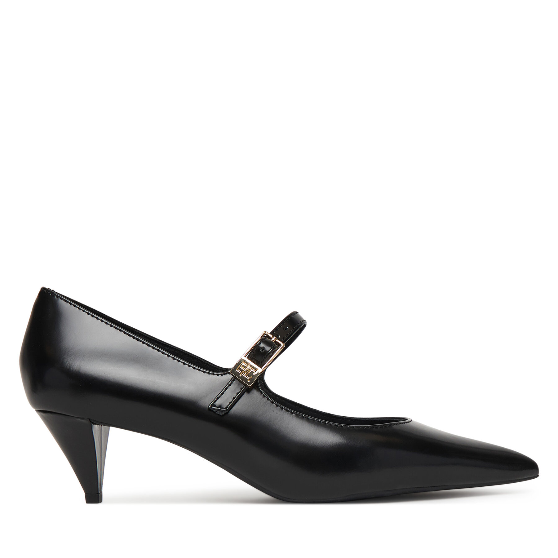 Tommy Hilfiger Szpilki Low Pump Abrasivato FW0FW09321 Czarny