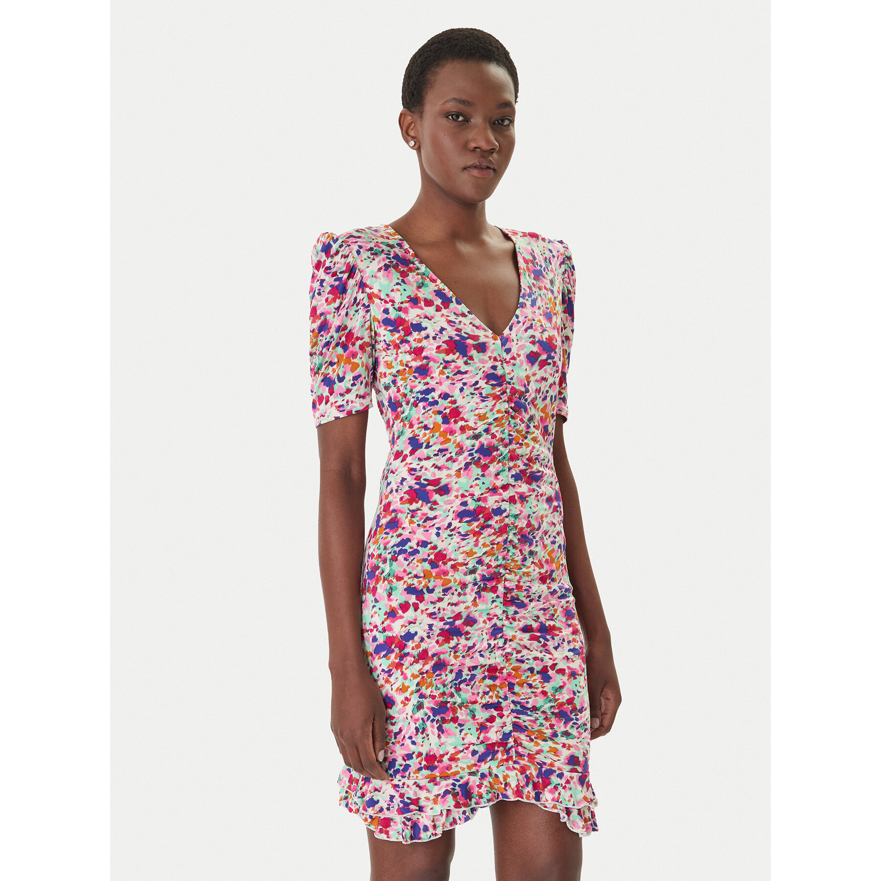 Morgan Sukienka letnia 261-ROLITA Kolorowy Slim Fit