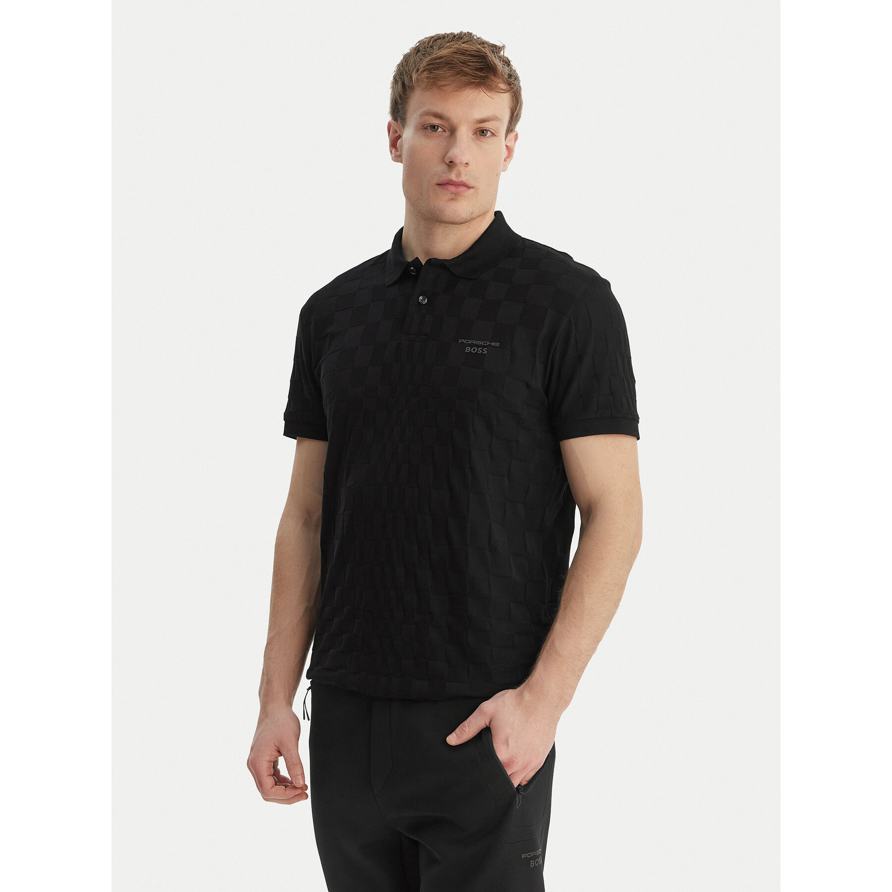 BOSS Polo PS Spirit 70 50559802 Czarny Regular Fit