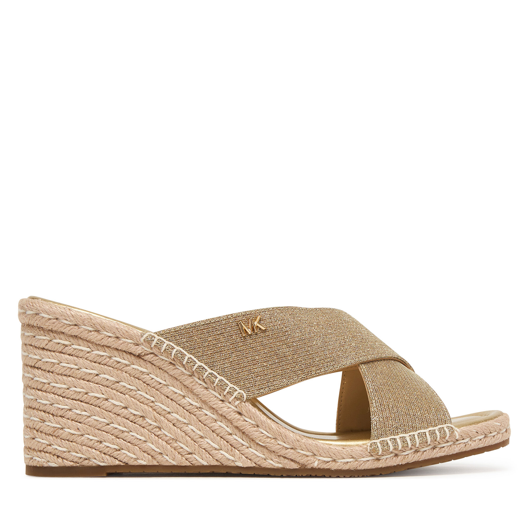 MICHAEL Michael Kors Espadryle Kenzie 40S6KZMS6D Złoty