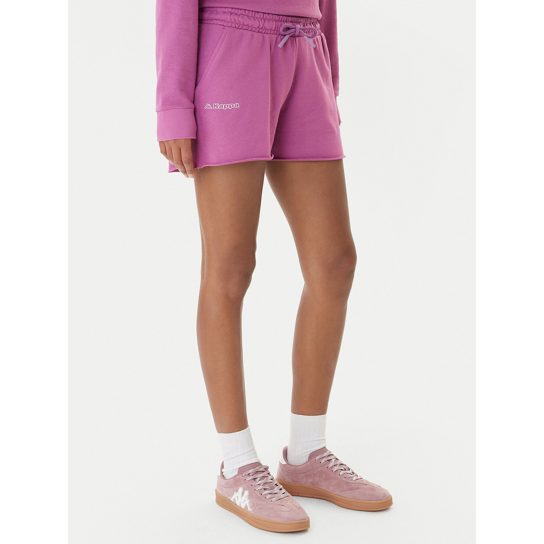 Kappa Szorty sportowe Fefra 351K2RW Fioletowy Regular Fit