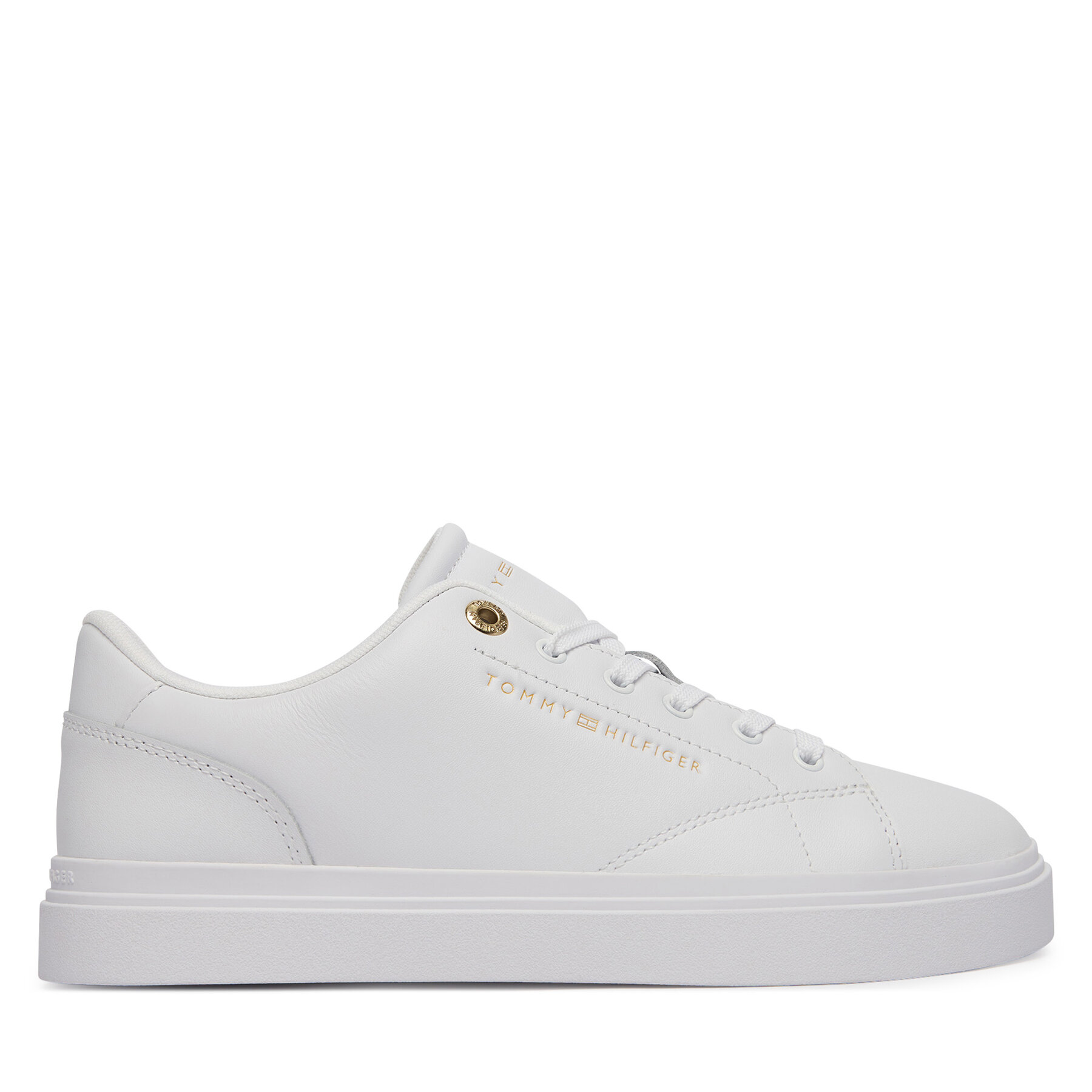 Tommy Hilfiger Sneakersy Th Feminine Cupsole Leather FW0FW09105 Biały