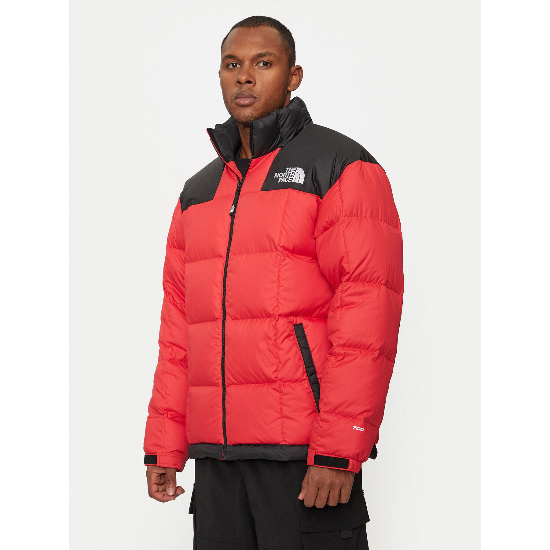 The North Face Kurtka puchowa Lhotse NF0A3Y23 Czerwony Regular Fit