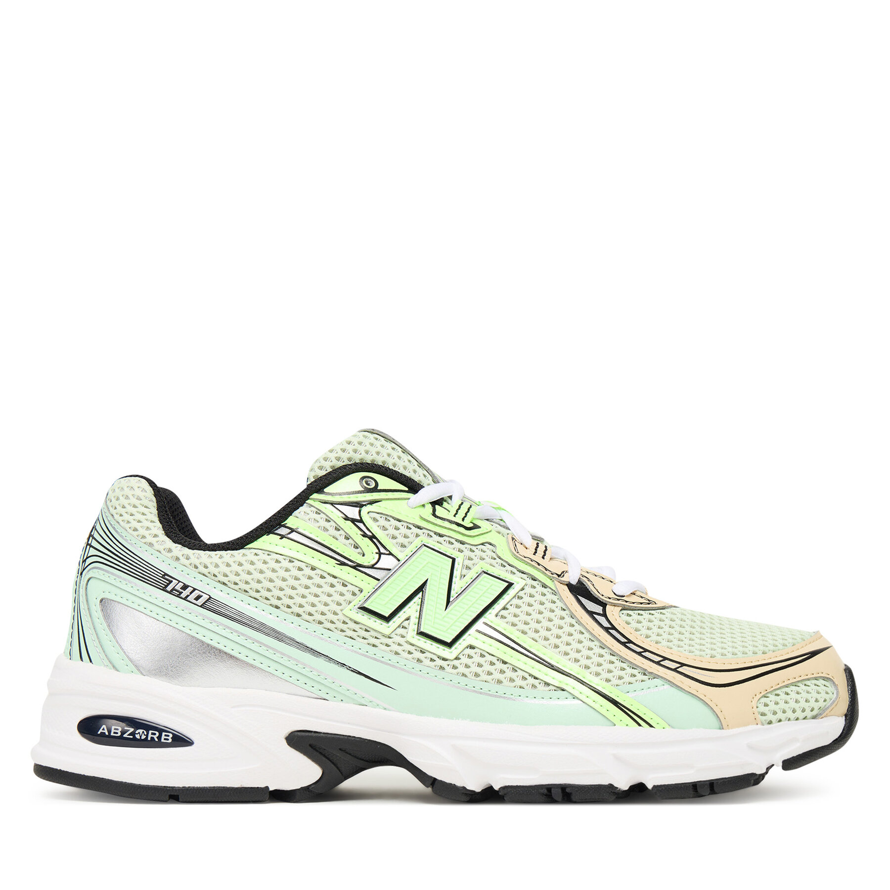 New Balance Sneakersy U740YC2 M Zielony