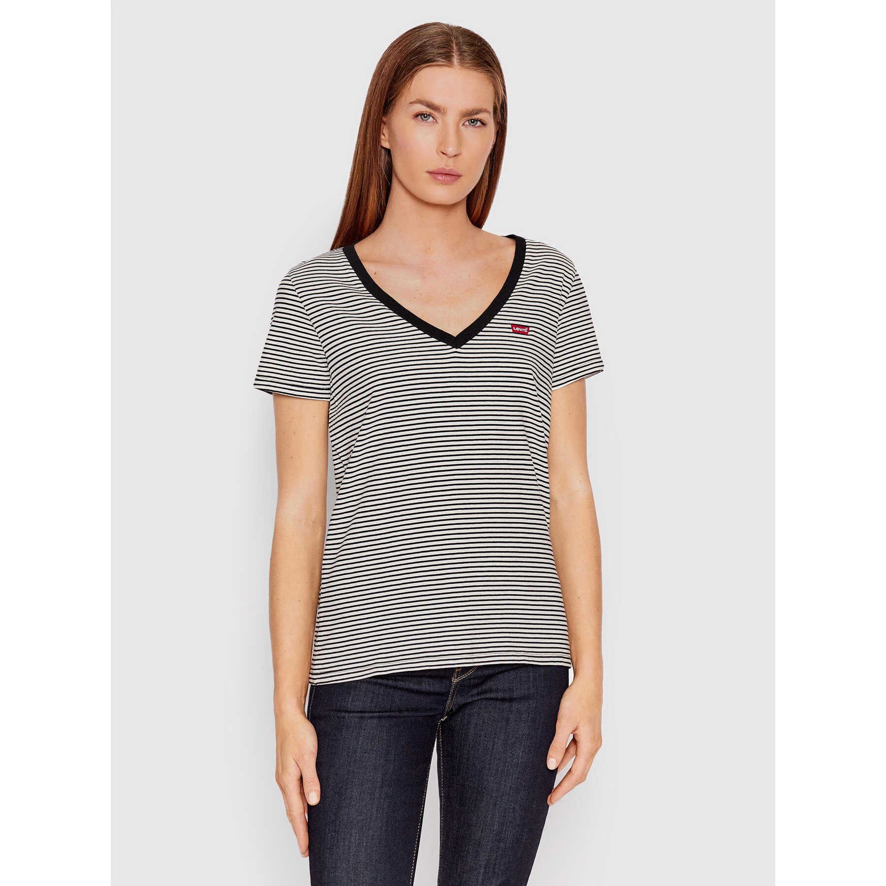 Levi's® T-Shirt Perfect V-Neck Tee 85341-0004 Kolorowy Regular Fit