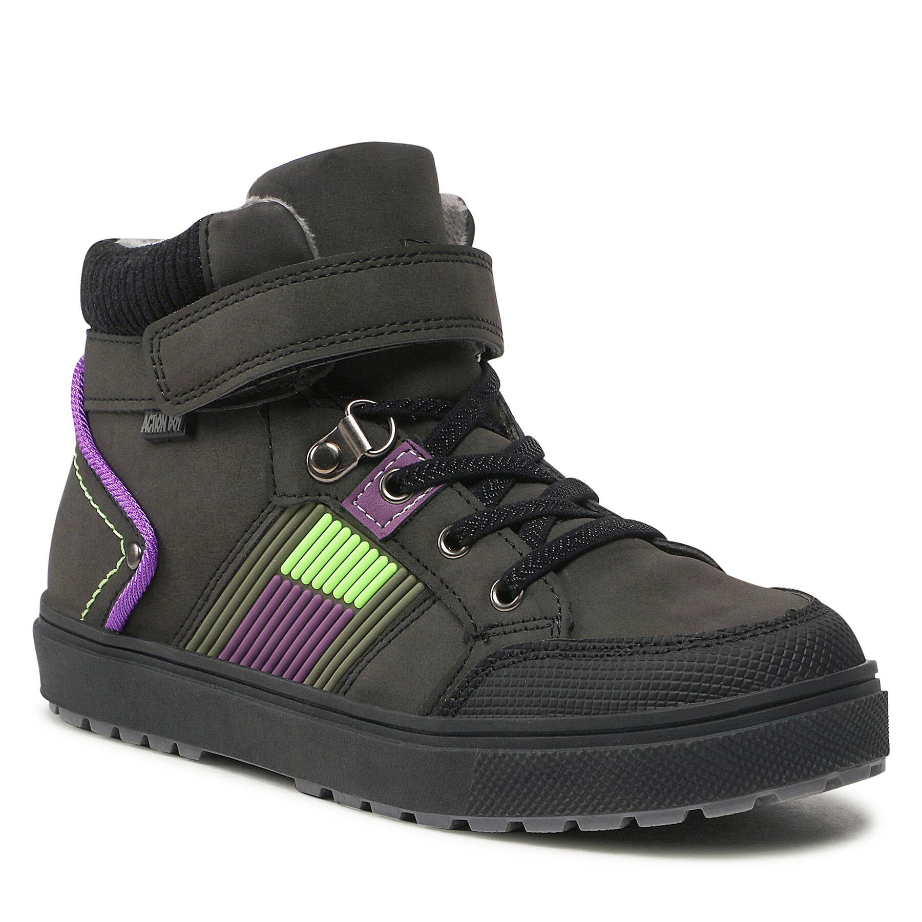 Action Boy Sneakersy AVO-191-328A Czarny