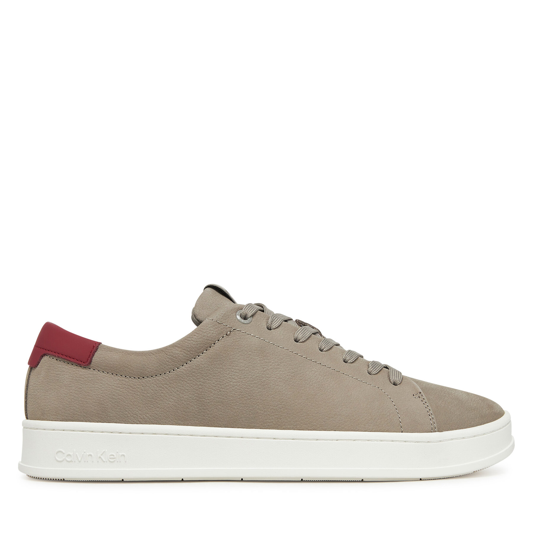 Calvin Klein Sneakersy Low Top Lace Up Nu HM0HM01758 Szary