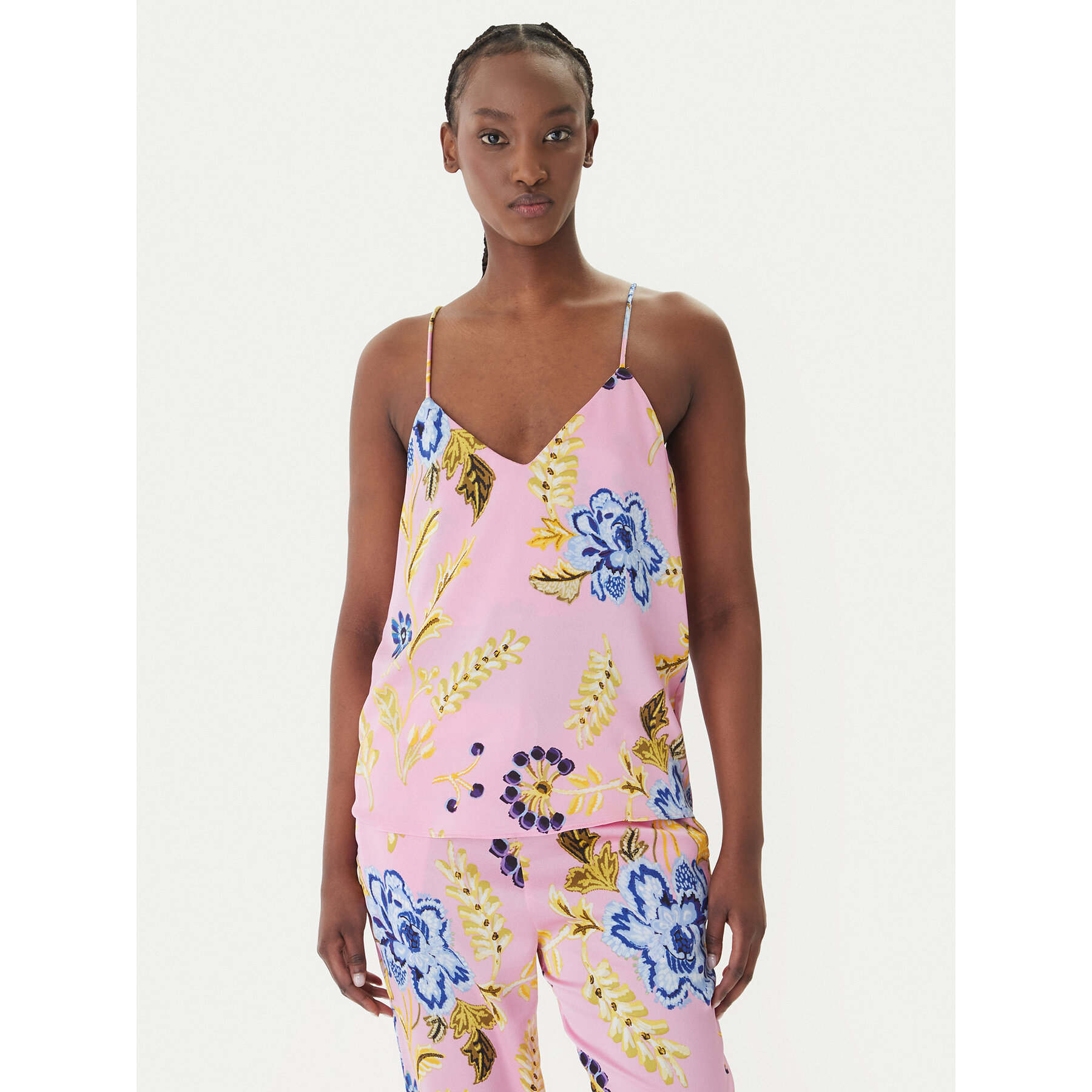 LOLA CASADEMUNT Top LS2615061 Różowy Regular Fit
