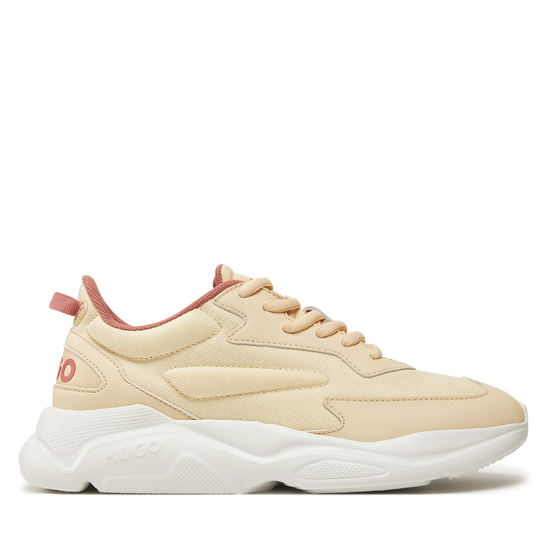 HUGO Sneakersy Leon 50536660 Beżowy
