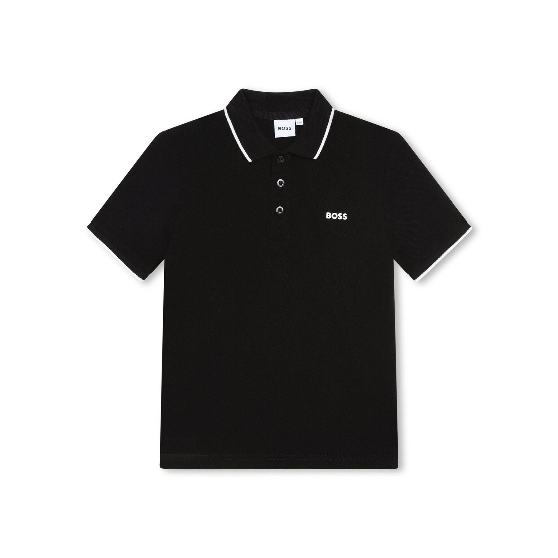 Boss Polo J25P26 D Czarny Regular Fit