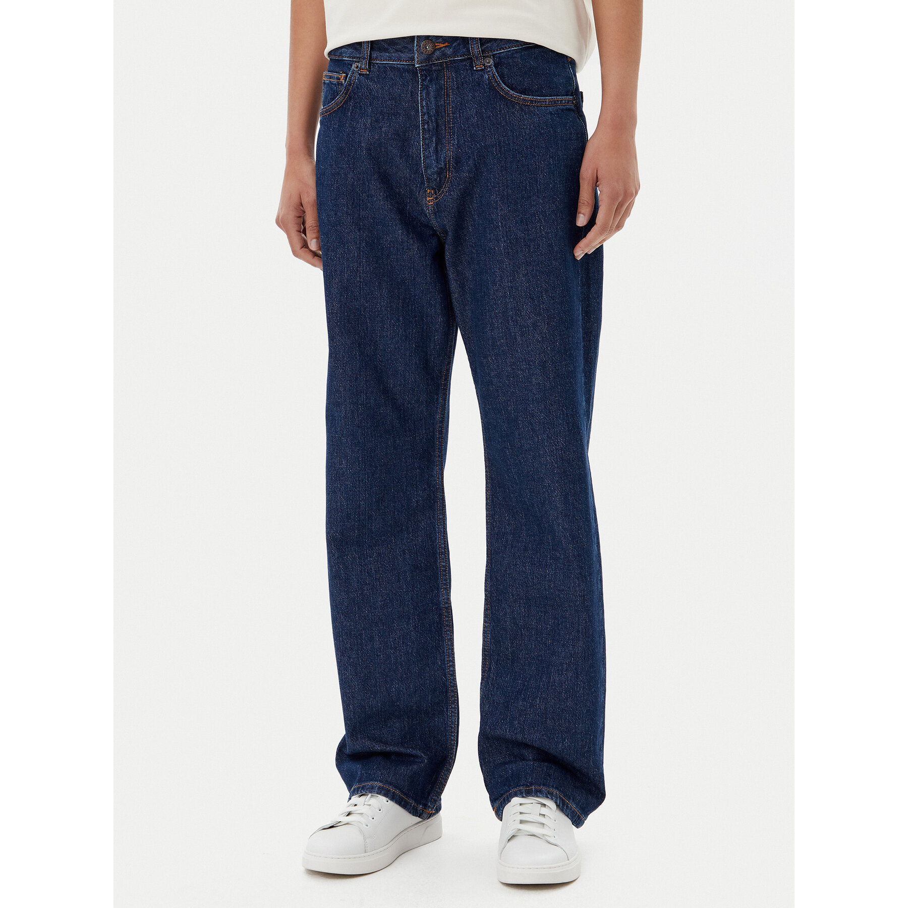 HUGO Jeansy Elyah_B 50520594 Granatowy Straight Fit