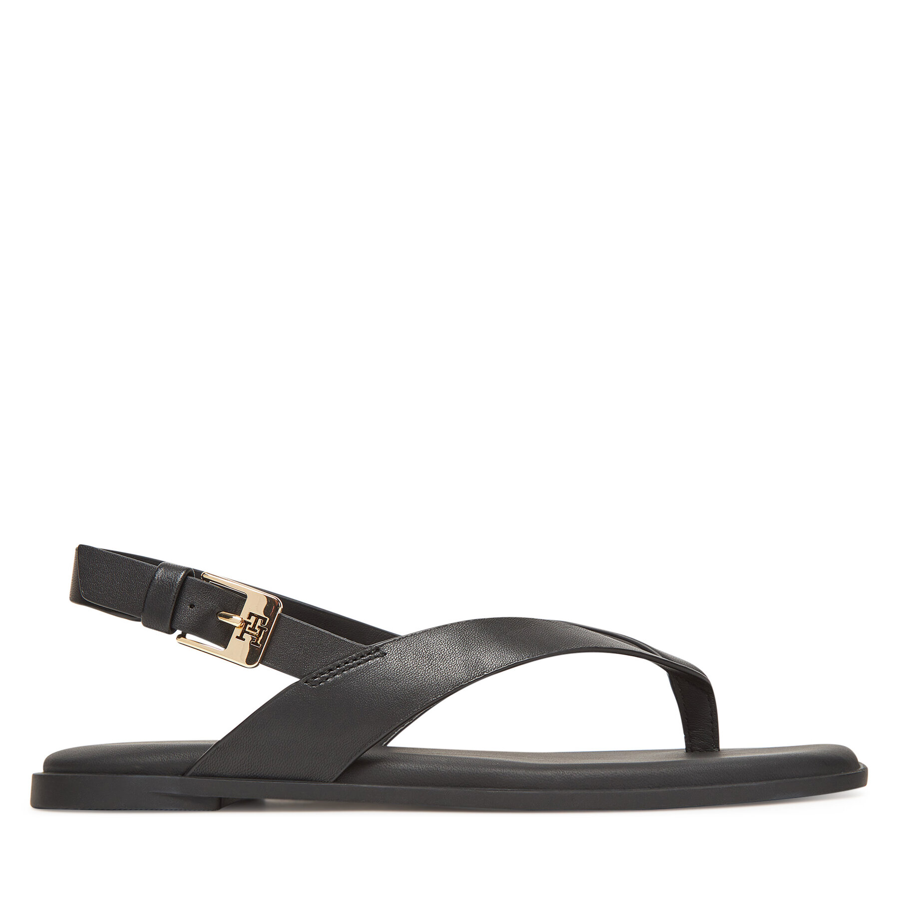 Tommy Hilfiger Sandały Color Block Thong Flat Sandal FW0FW08883 Czarny