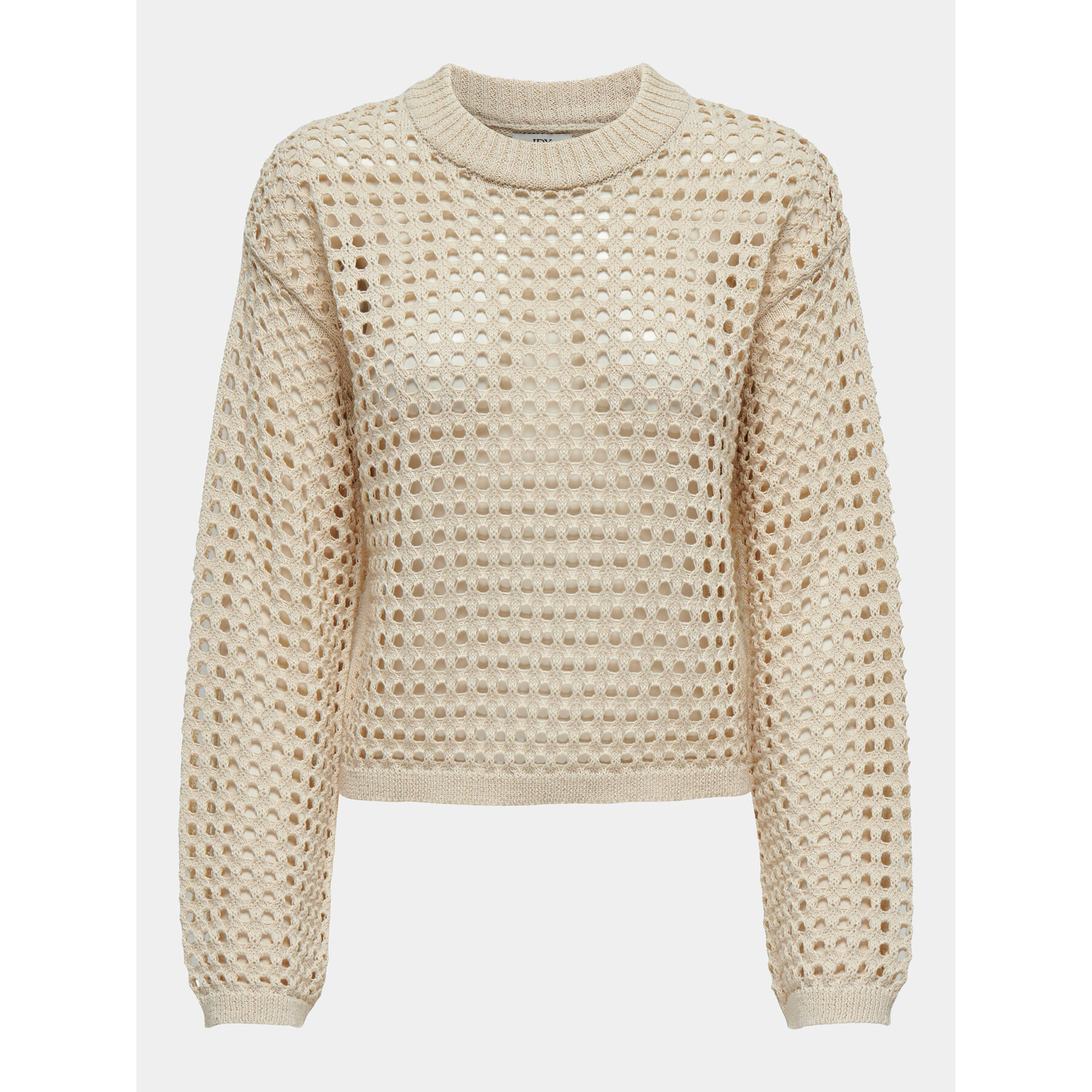 JDY Sweter Ronda 15317229 Beżowy Regular Fit