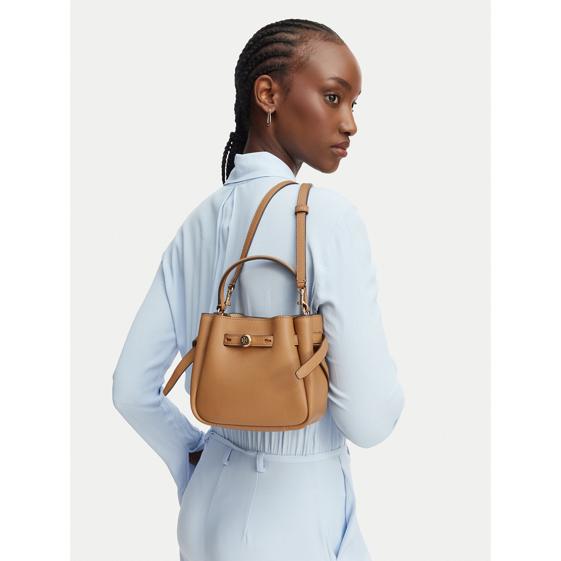 Tory Burch Torebka Romy 179988 Brązowy