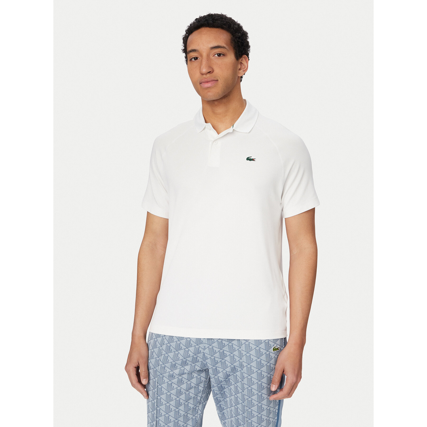 Lacoste Polo DH0159 Biały Regular Fit