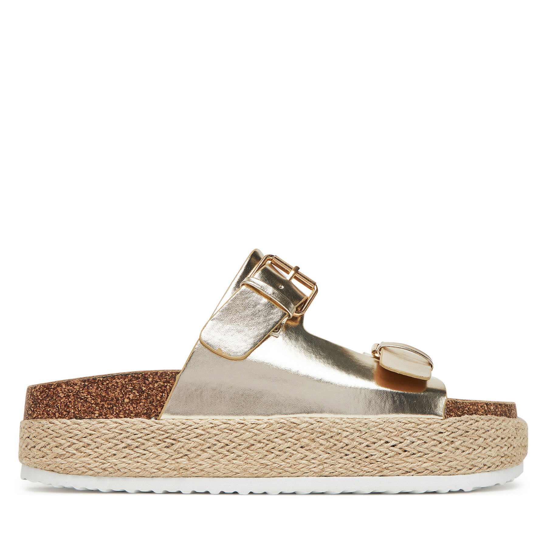 DeeZee Espadryle LB-P1690 Złoty