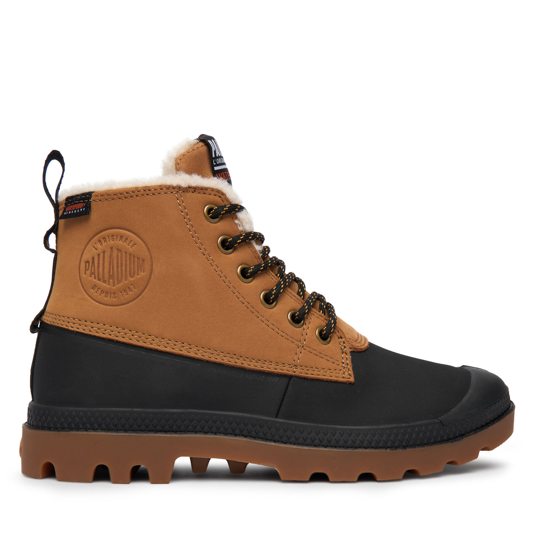 Palladium Trapery Pampa Duck Wl Wp+ 79547-254-M Brązowy