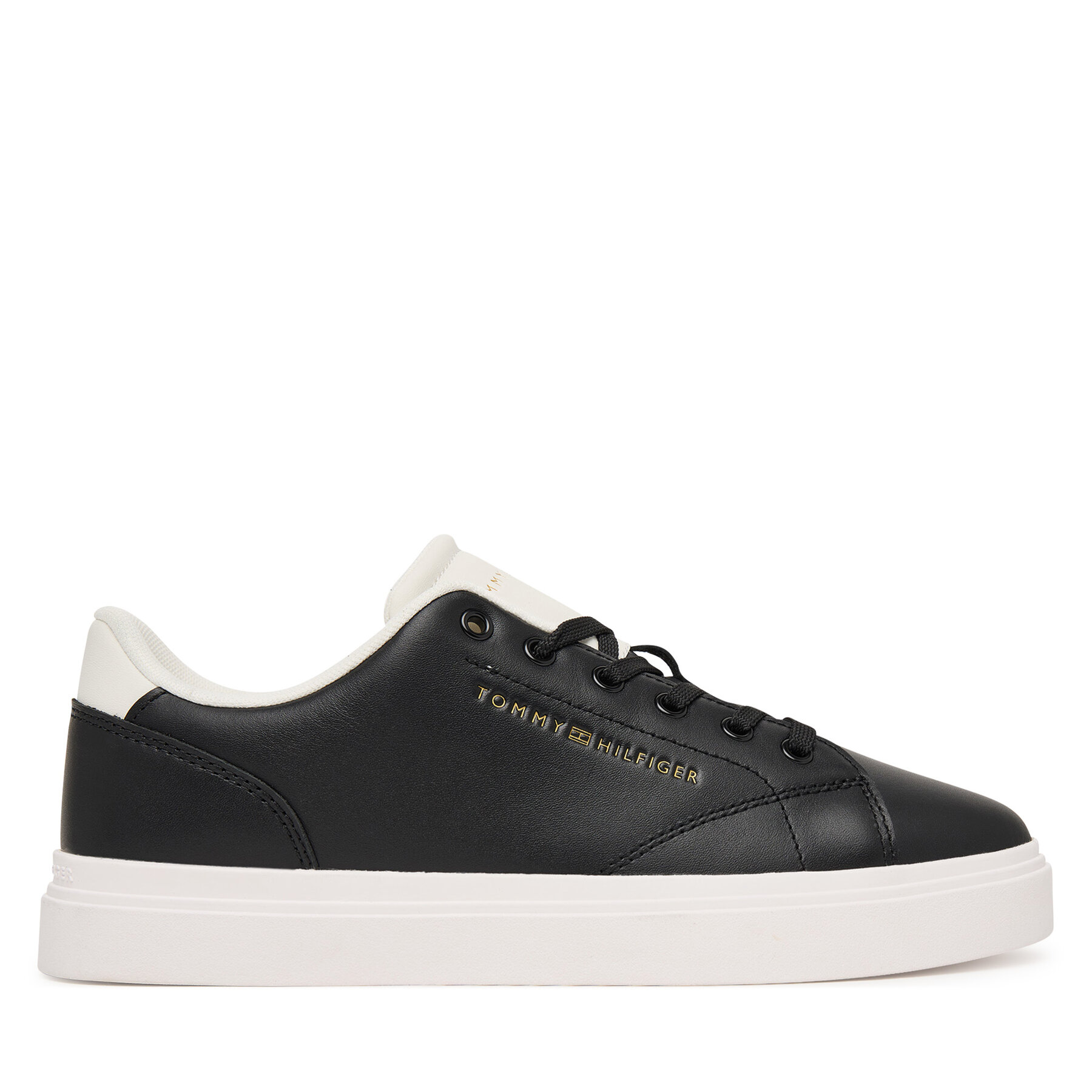 Tommy Hilfiger Sneakersy Th Feminine Cupsole Leather FW0FW09105 Czarny