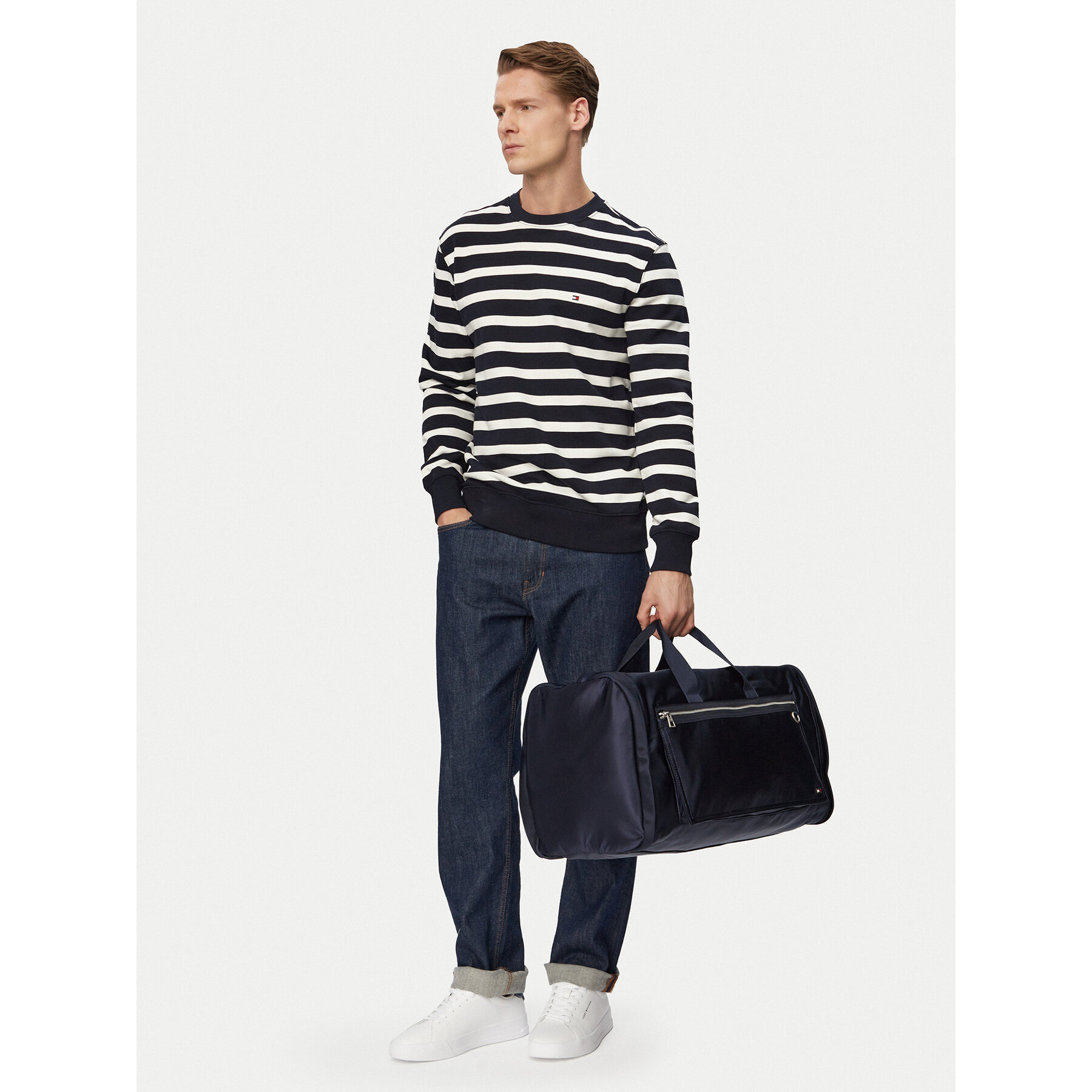 Tommy Hilfiger Torba podróżna Th Garment AM0AM14109 Granatowy