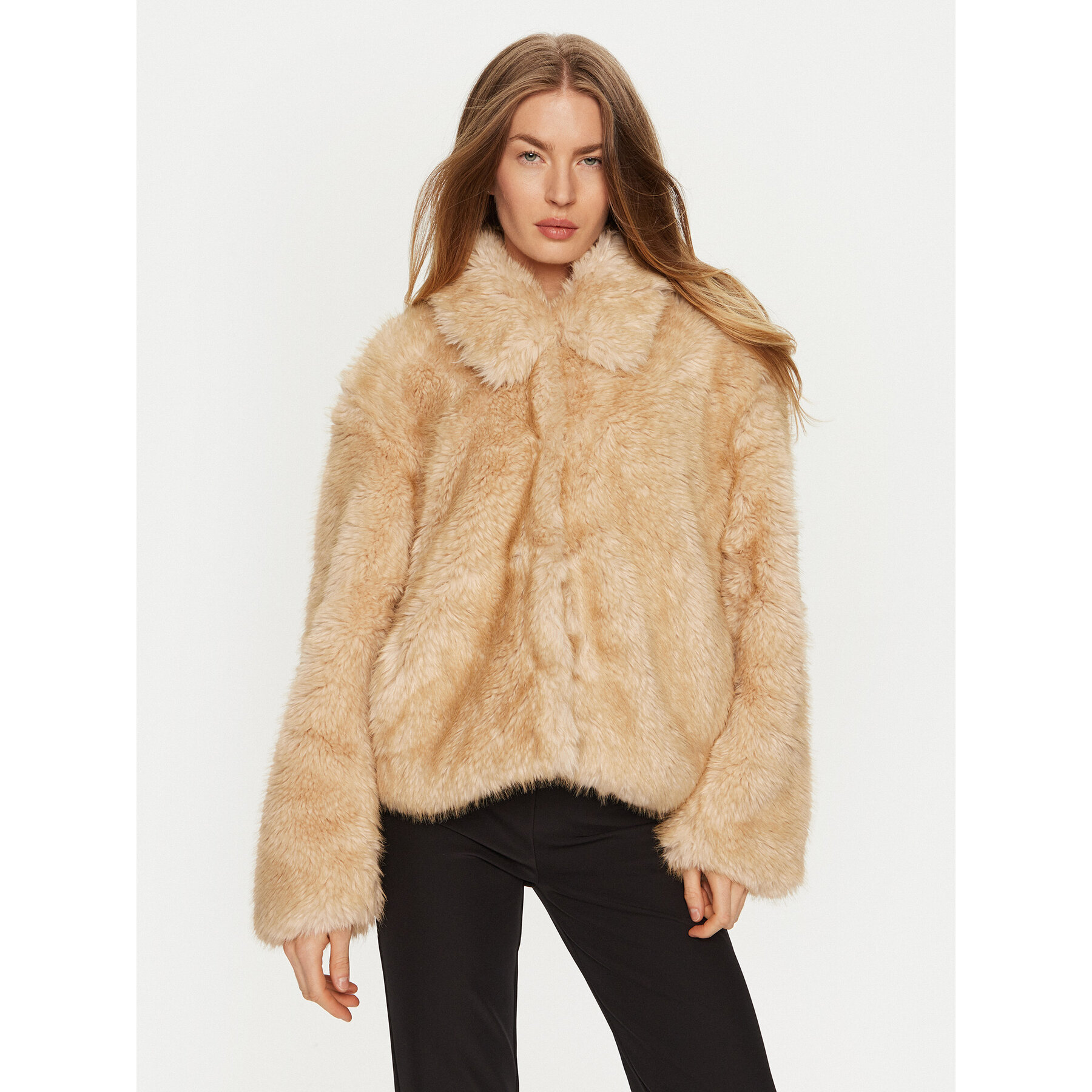 Bardot Futro 59562JB Beżowy Regular Fit