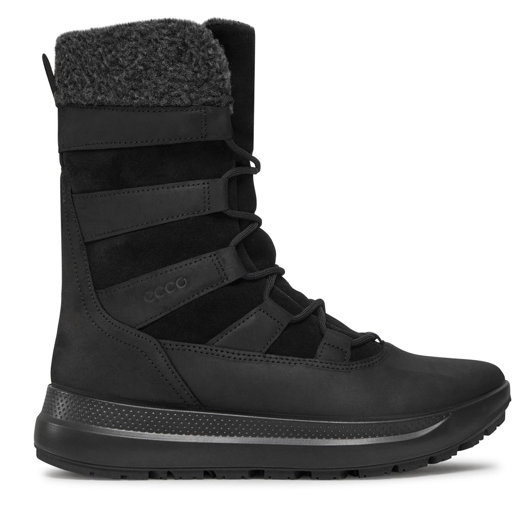ECCO Trzewiki Solice Waterproof 42021351052 Czarny
