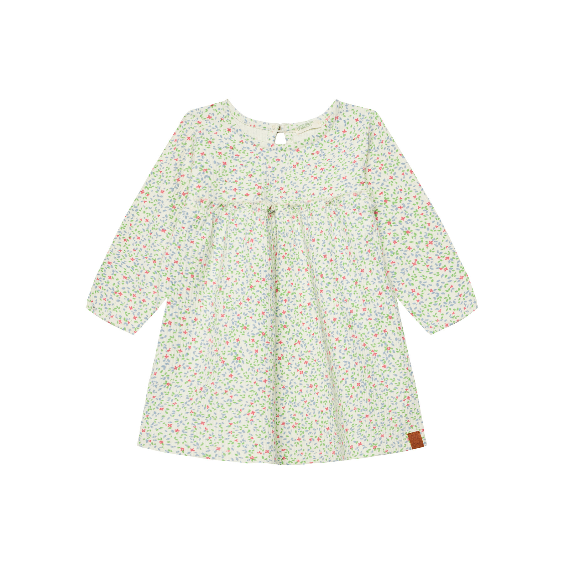 United Colors Of Benetton Sukienka codzienna 3OBQAV00H Beżowy Regular Fit