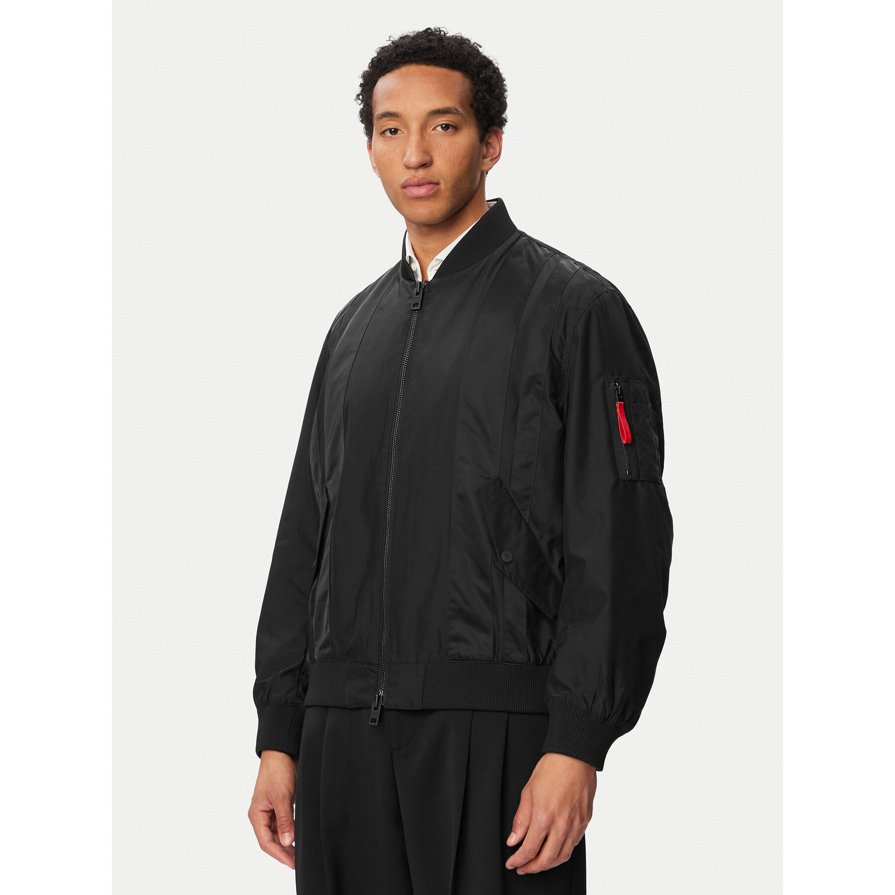 HUGO Kurtka bomber Badamo 2621 50556484 Czarny Regular Fit