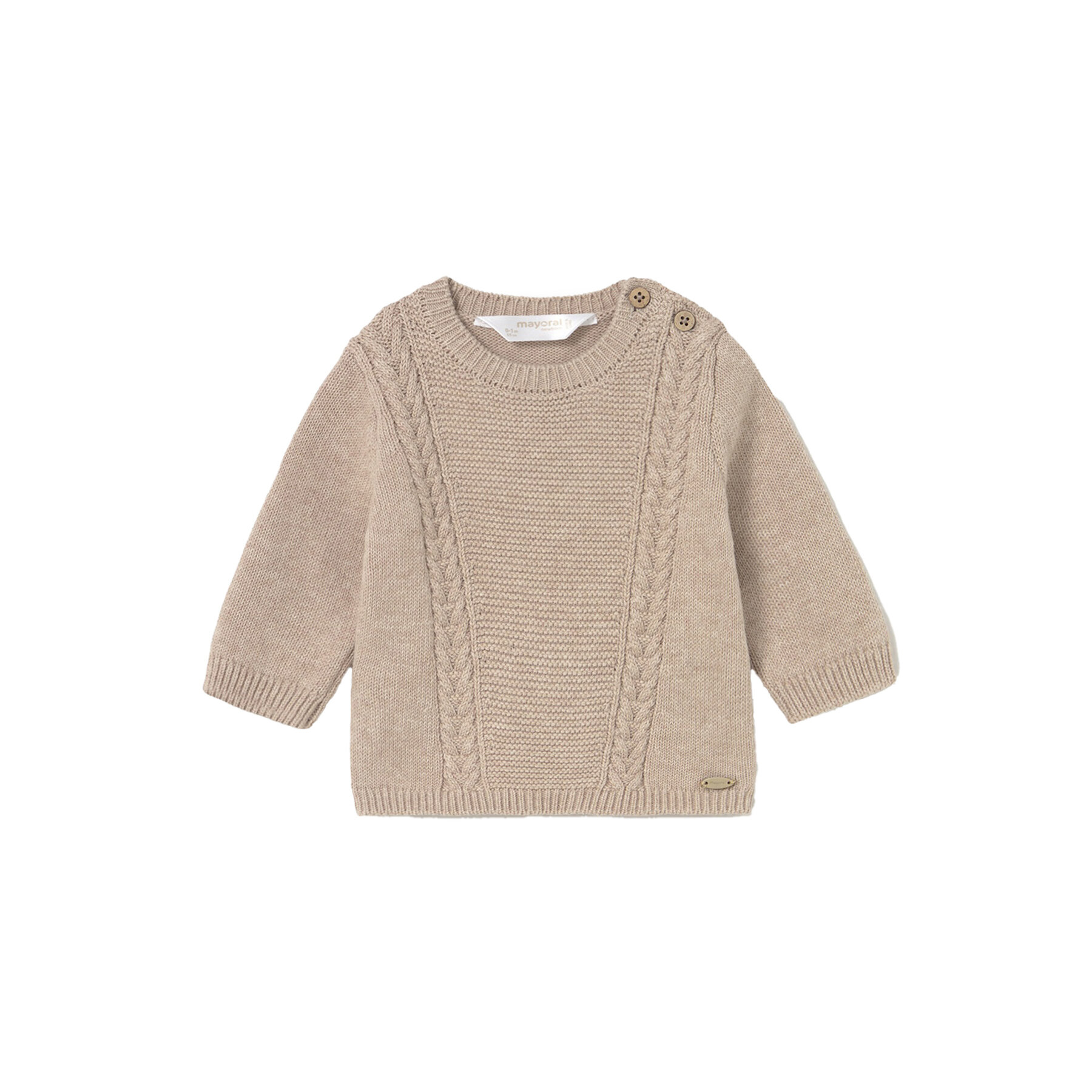 Mayoral Sweter 2334 Beżowy Regular Fit