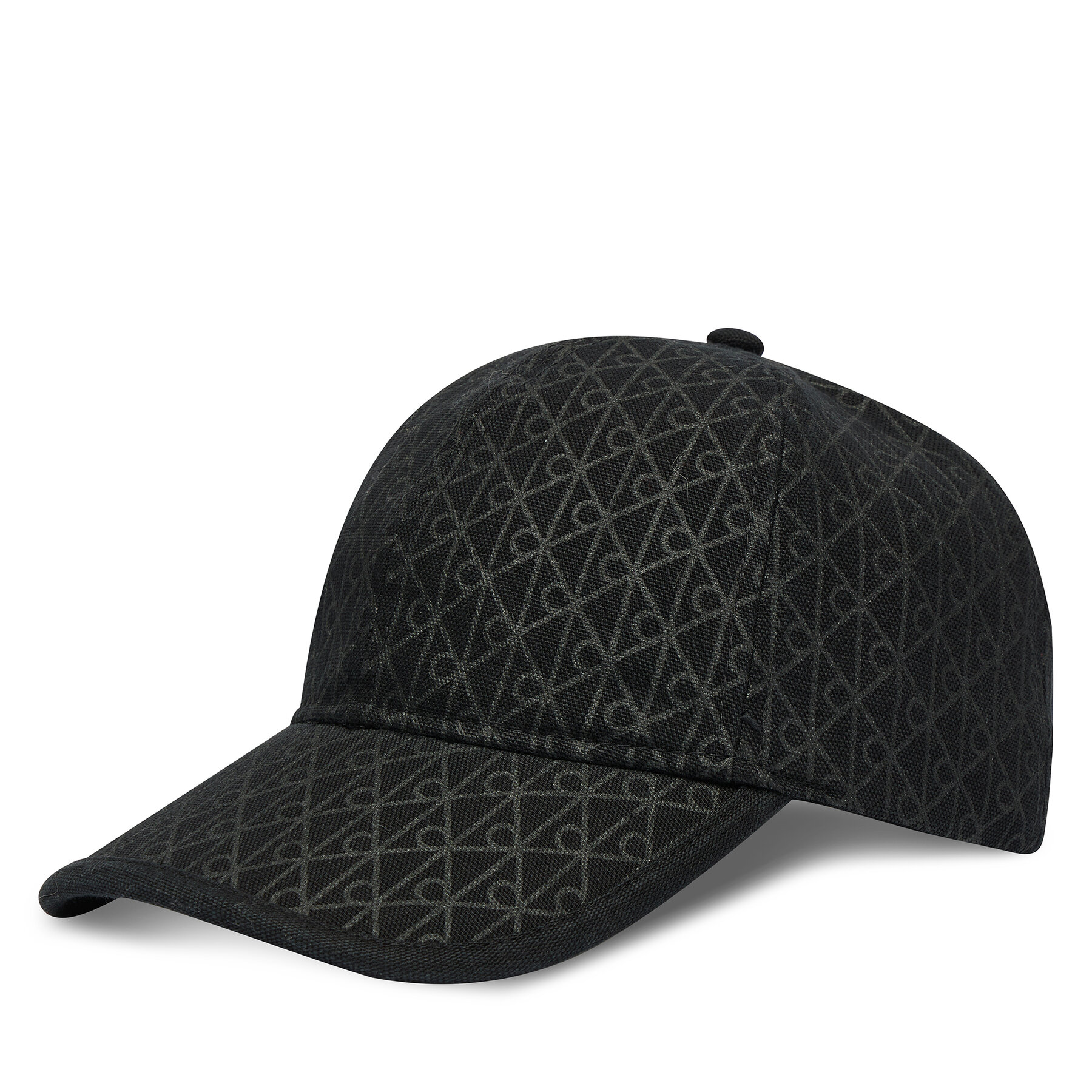 Calvin Klein Czapka z daszkiem Emblem Print W Leather Patch Cap LV04D5029G Czarny