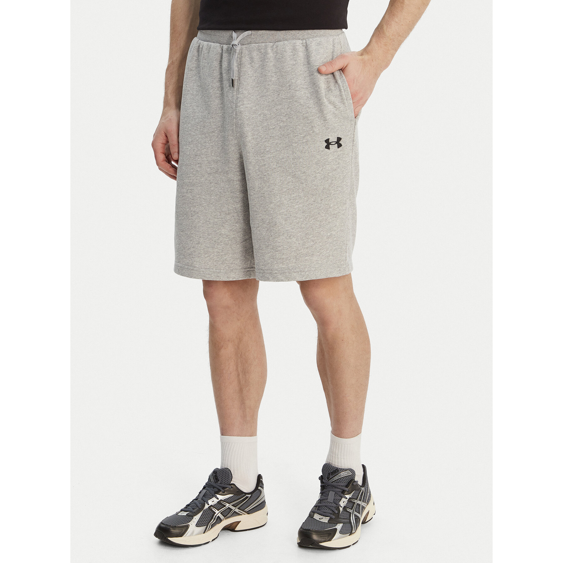 Under Armour Szorty sportowe UA Rival Lightweight 6009345 Szary Regular Fit