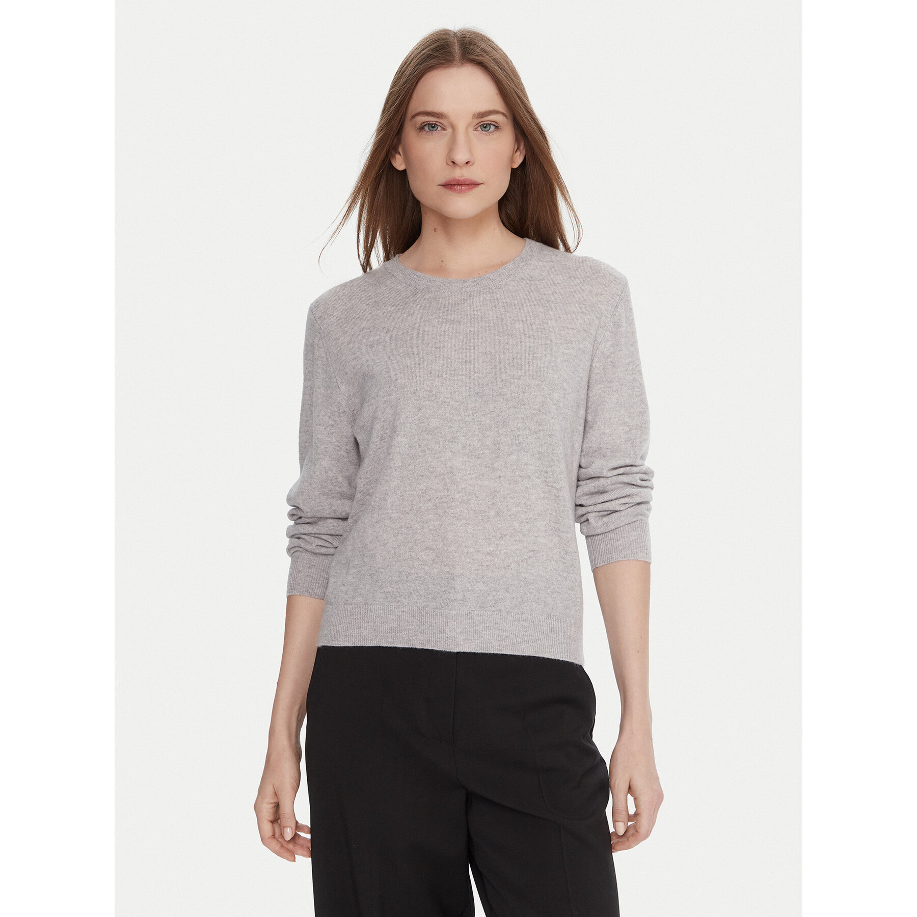 United Colors Of Benetton Sweter 1002D10BG Szary Relaxed Fit