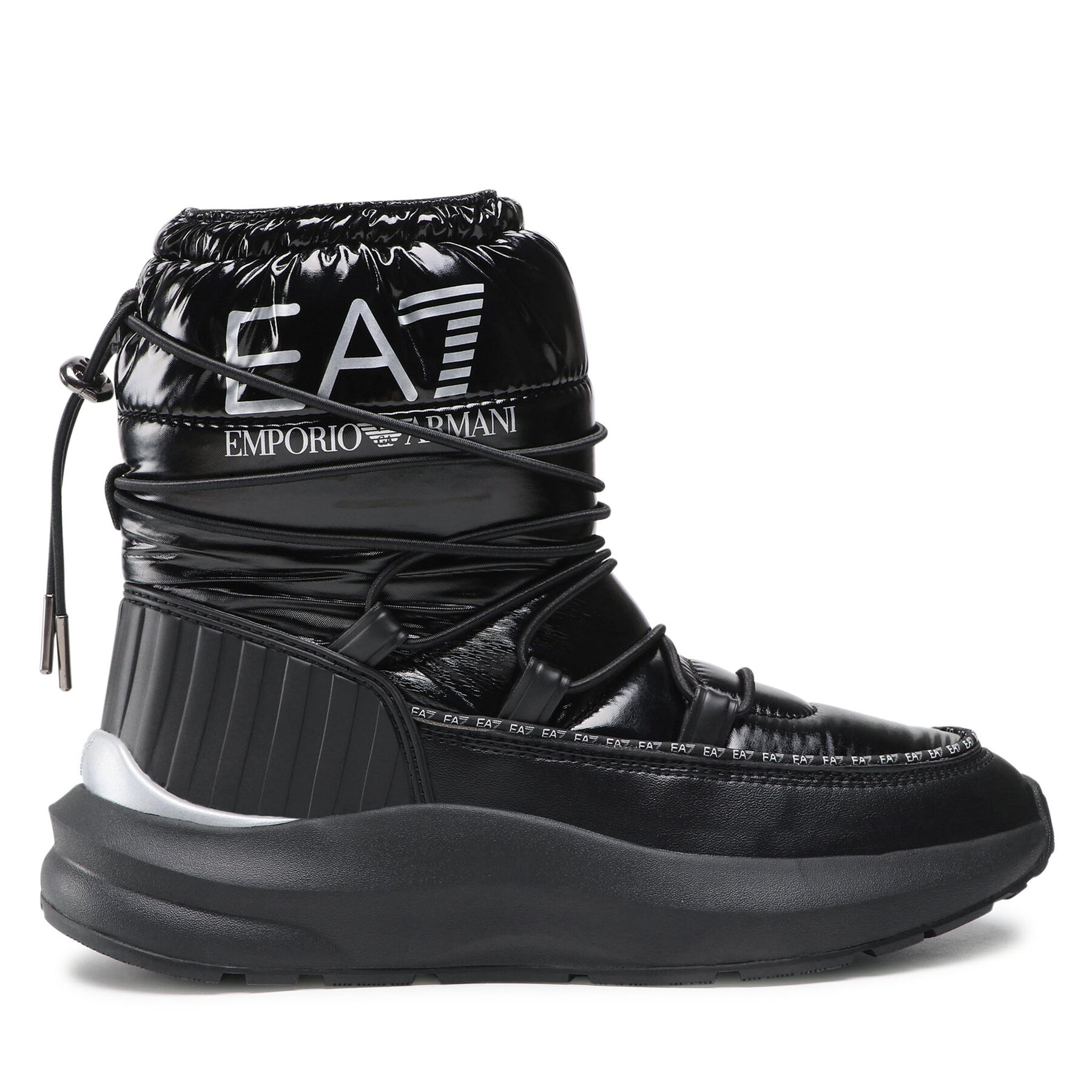 EA7 Emporio Armani Śniegowce X8M002 XK230 R926 Czarny