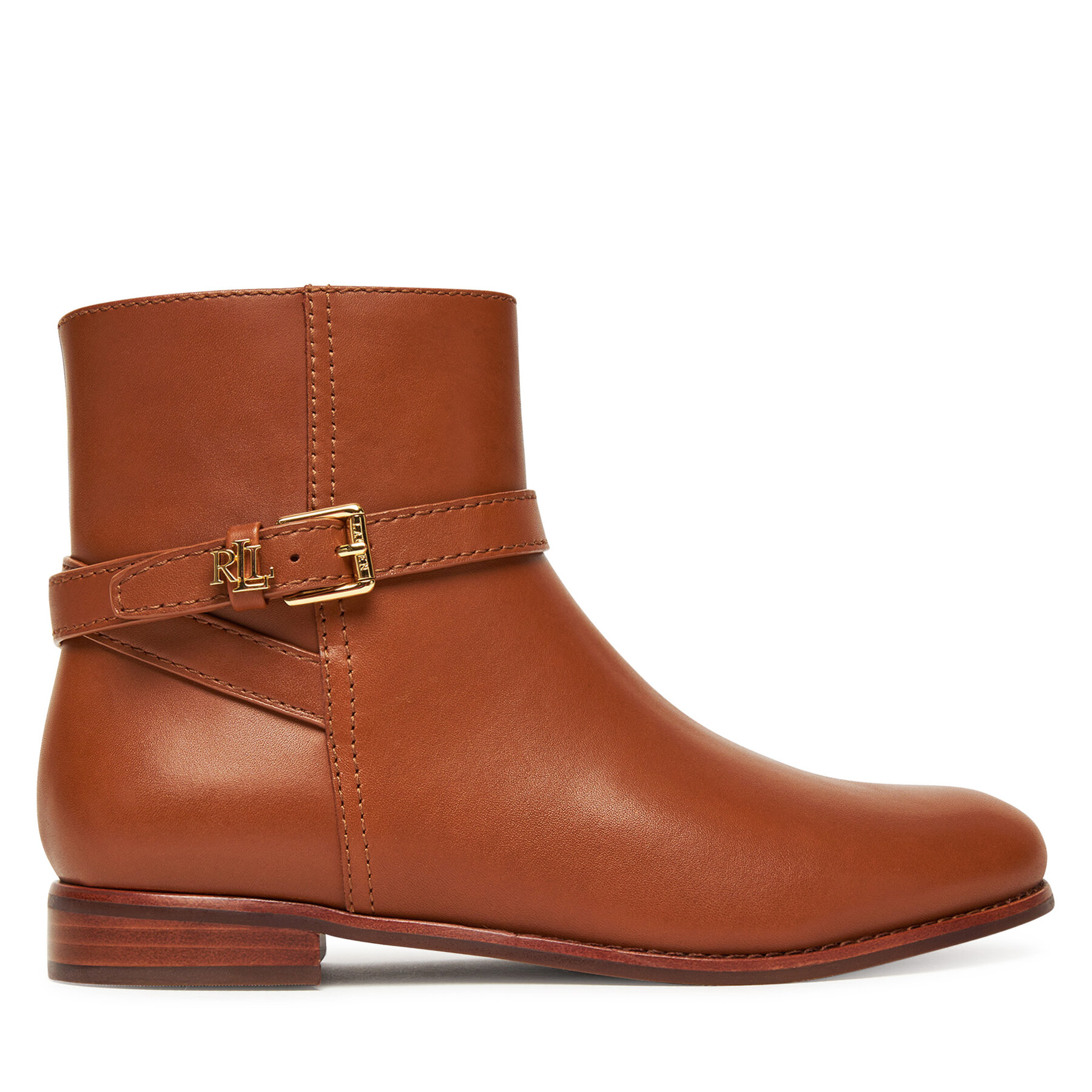 LAUREN RALPH LAUREN Botki Brooke Bt 2 802974382001 Brązowy