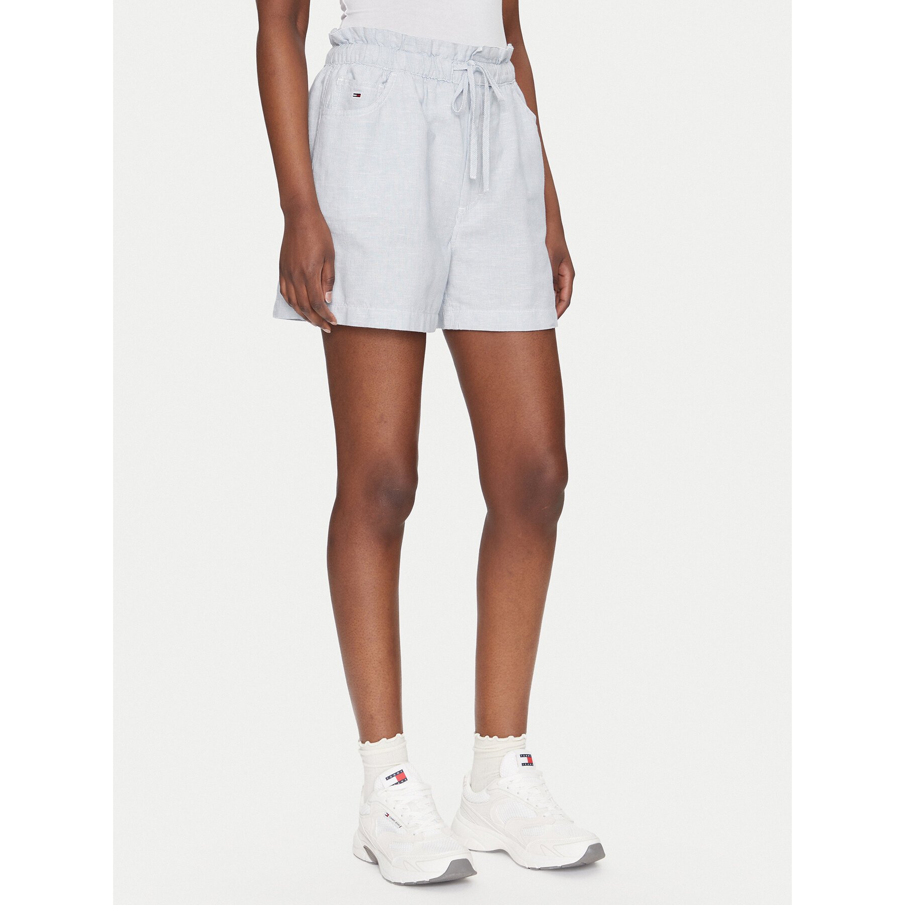 Tommy Jeans Szorty materiałowe DW0DW20360 Niebieski Regular Fit