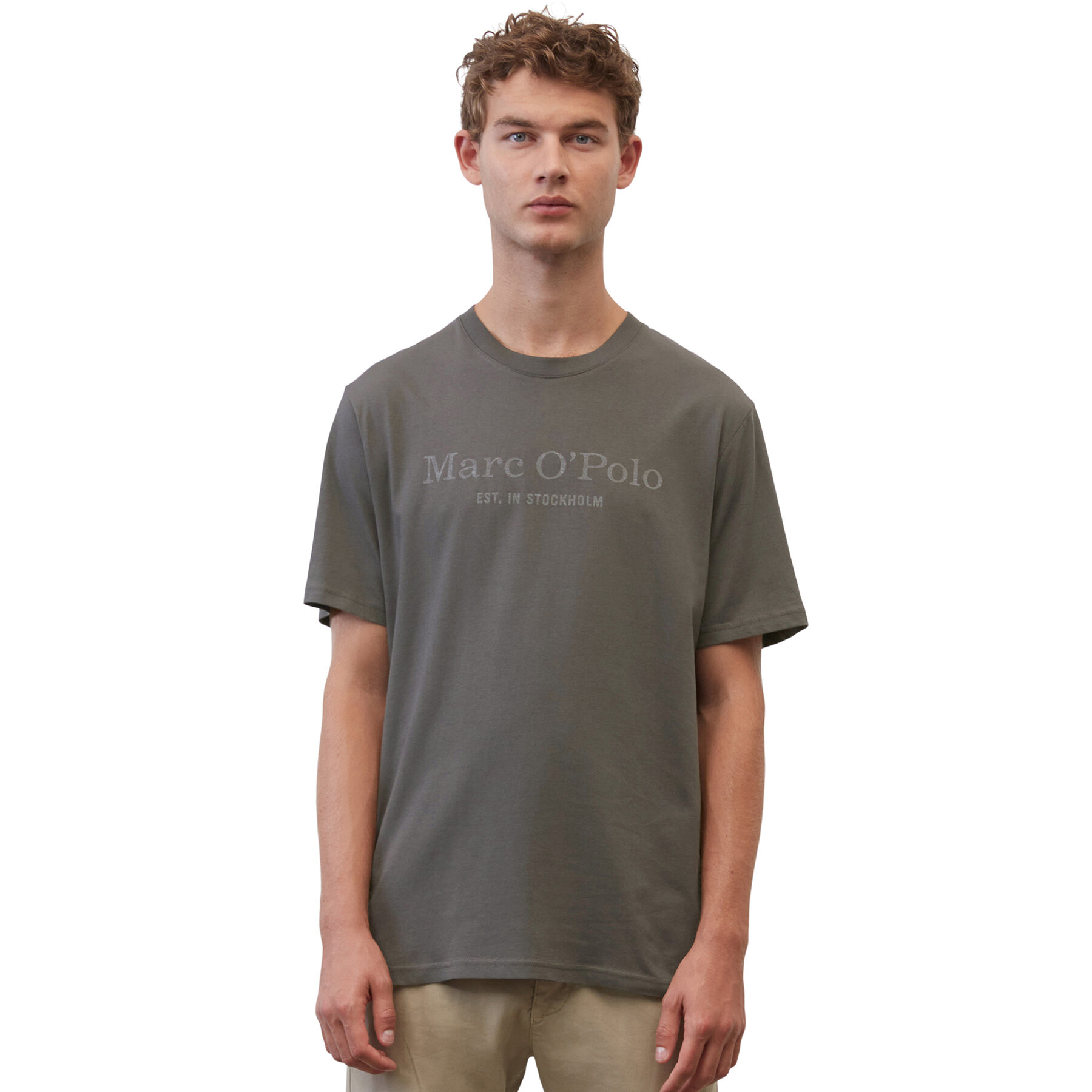 Marc O'Polo T-Shirt B21201251052 Szary Regular Fit