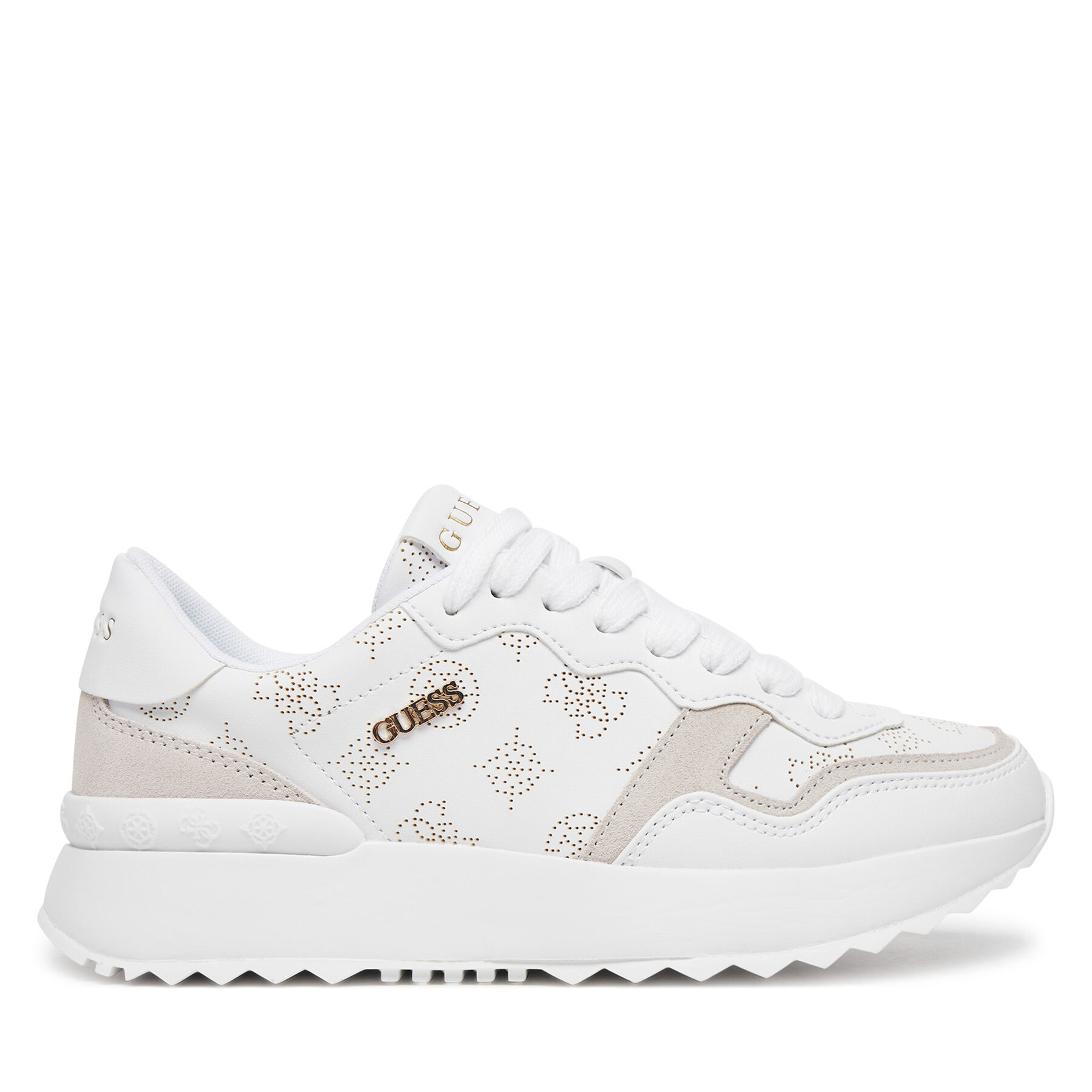 Guess Sneakersy FLPVI3 LEL12 Biały
