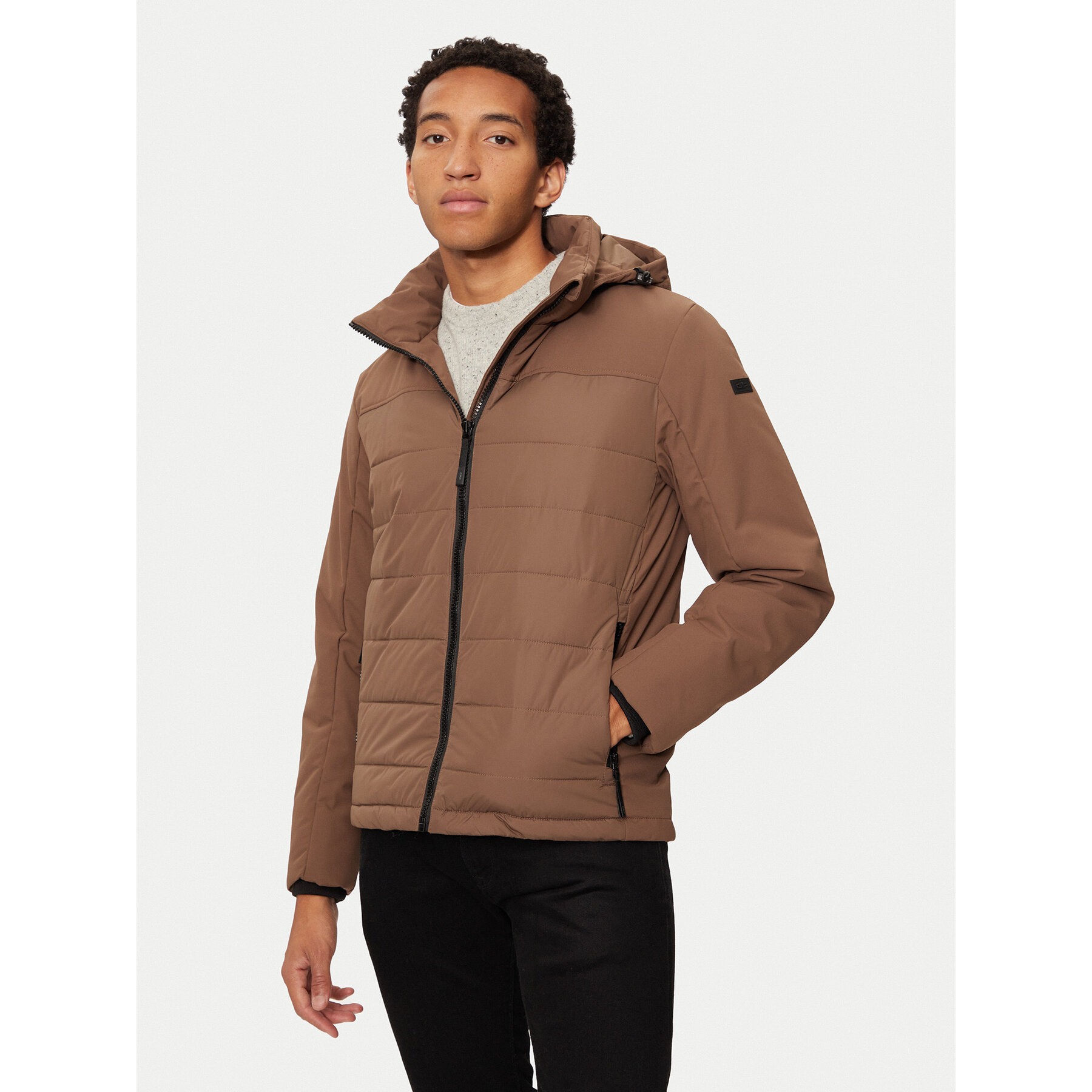 CMP Kurtka zimowa 34K0147 Brązowy Regular Fit