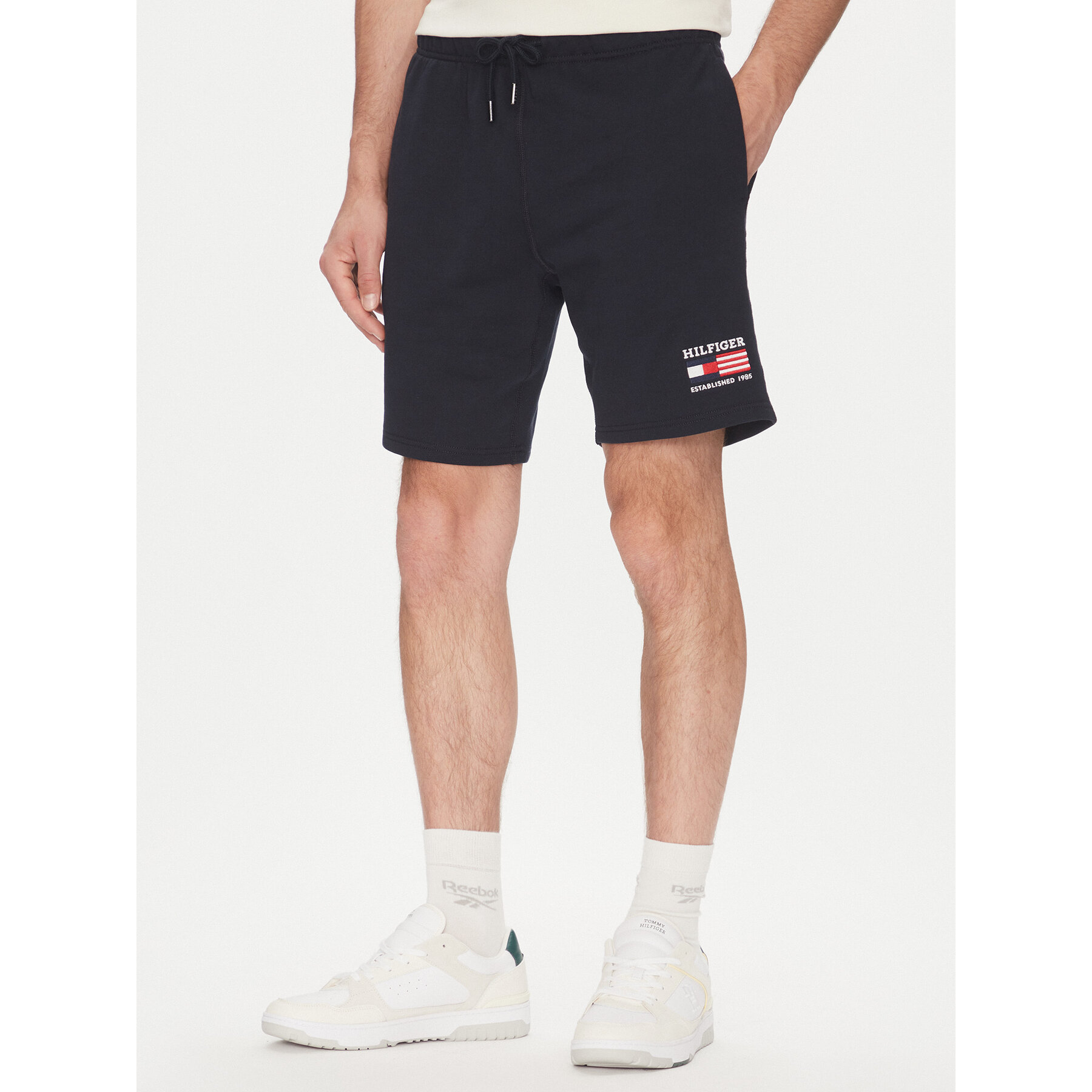 Tommy Hilfiger Szorty sportowe American MW0MW39862 Granatowy Regular Fit