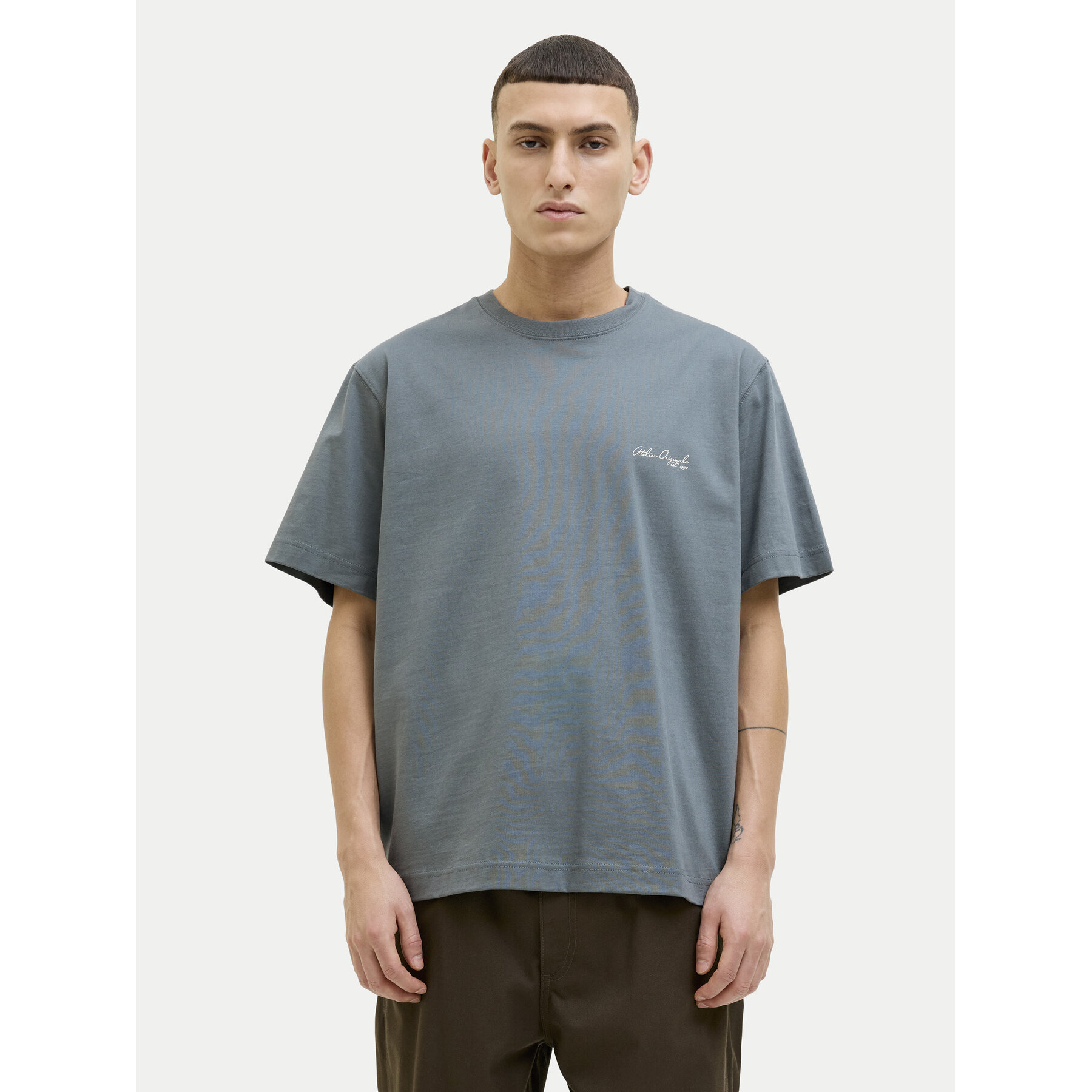 Jack & Jones T-Shirt Islington 12273015 Niebieski Loose Fit