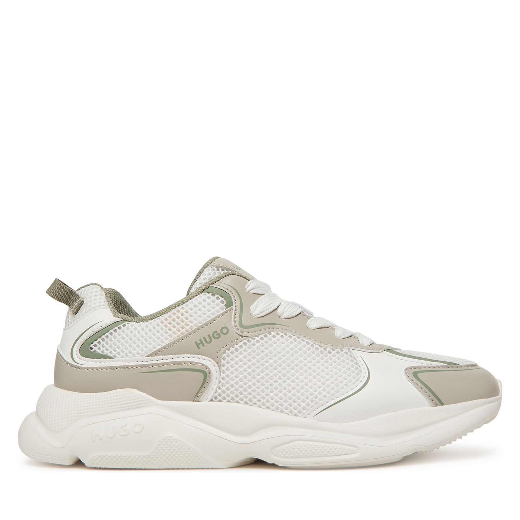 HUGO Sneakersy Leon Runn Mepu 50541578 Biały