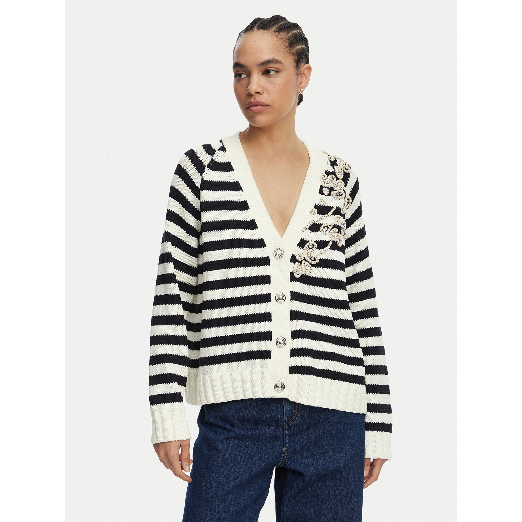 Liu Jo Kardigan WA6220 MA07Q Kolorowy Regular Fit