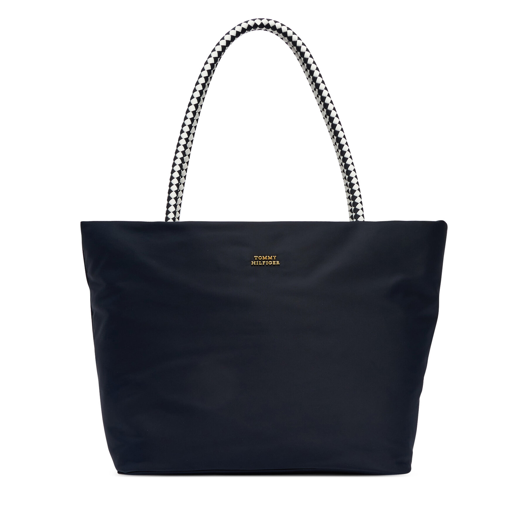 Tommy Hilfiger Torebka Th Marina Hobo/Tote Nylon AW0AW18862 Granatowy