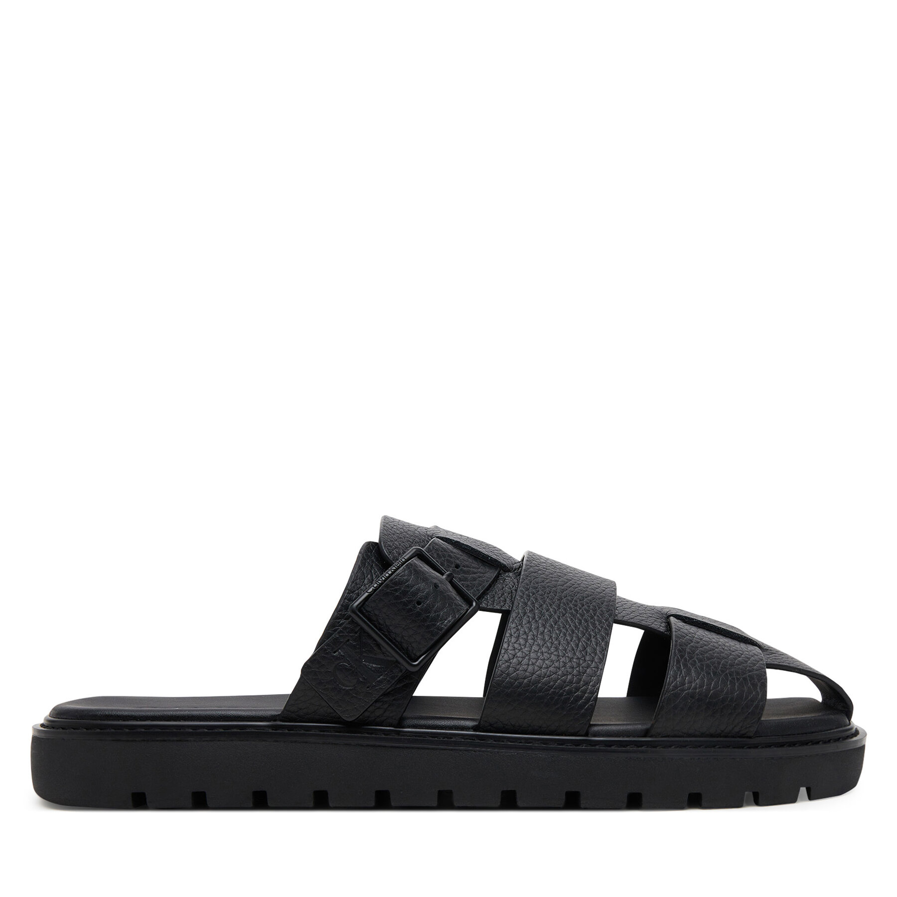 Calvin Klein Jeans Klapki Sq Molded Sandal Fisherman YM0YM01220 Czarny