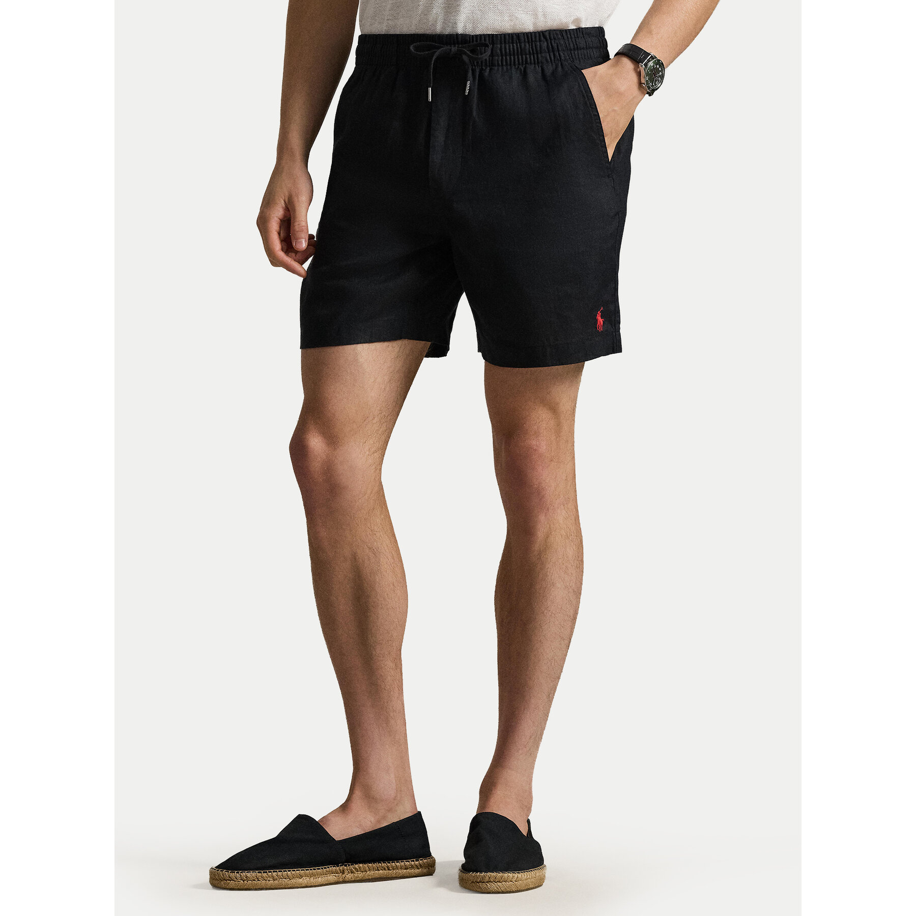 Polo Ralph Lauren Szorty materiałowe 710P08205504 Czarny Regular Fit