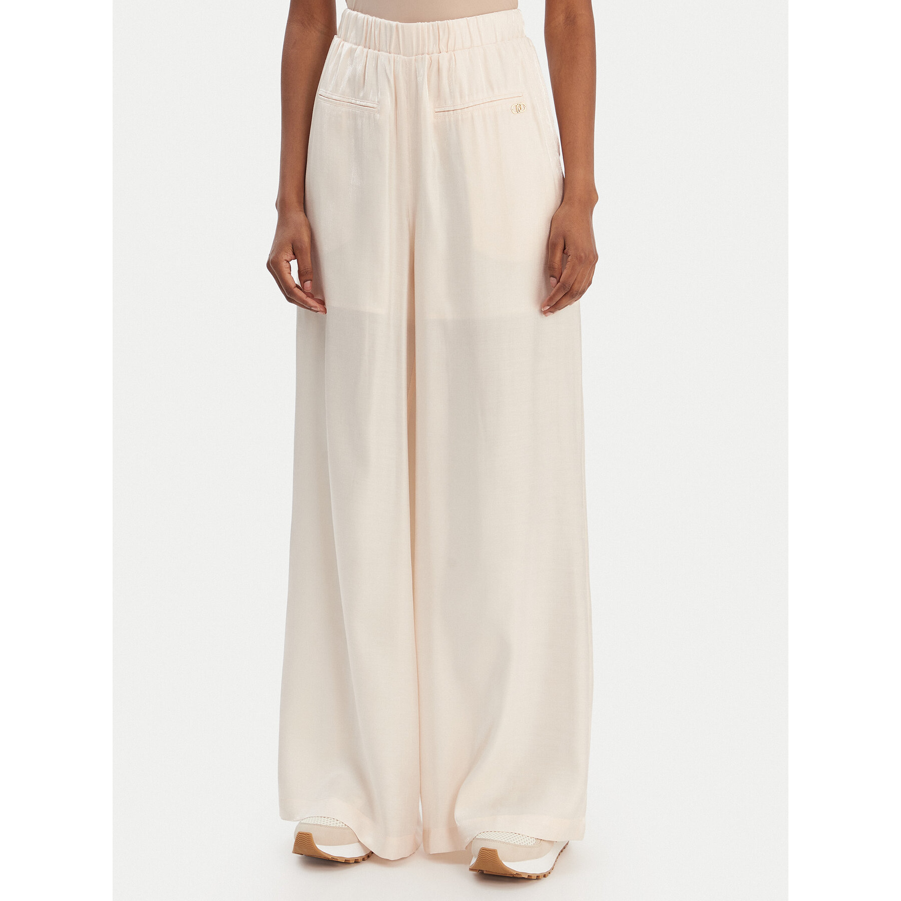 Liu Jo Sport Spodnie materiałowe TA6005 T322A Beżowy Relaxed Fit