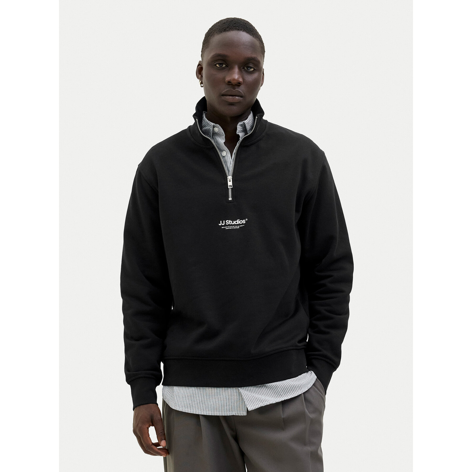 Jack & Jones Bluza Soho 12278793 Czarny Relaxed Fit
