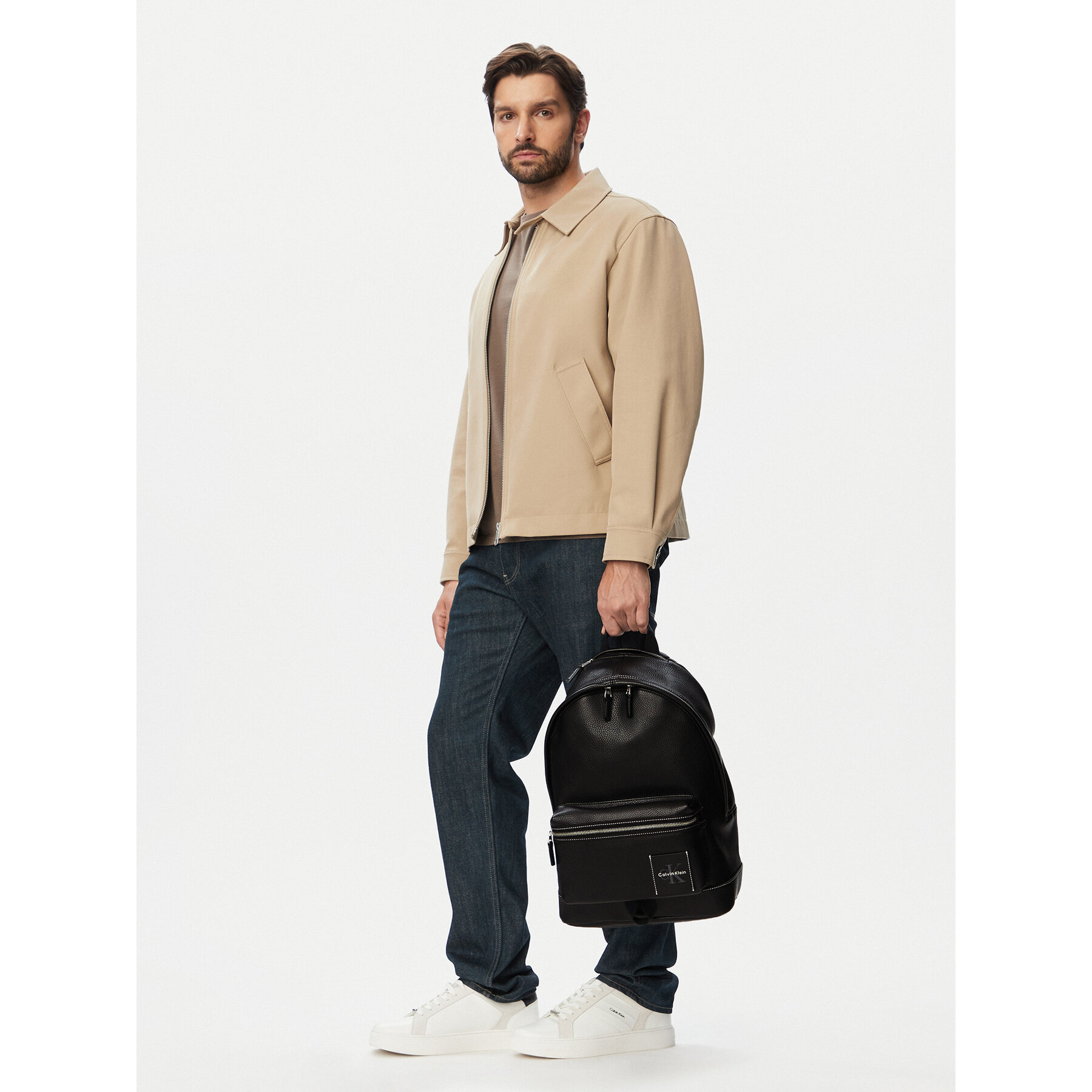Calvin Klein Plecak Bold Pebble Round Backpack LV04D3425G Czarny