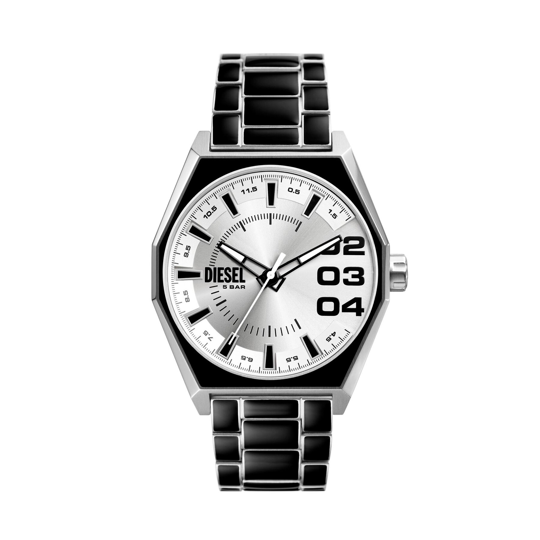 Diesel Zegarek Double Scraper DZ2195 Czarny
