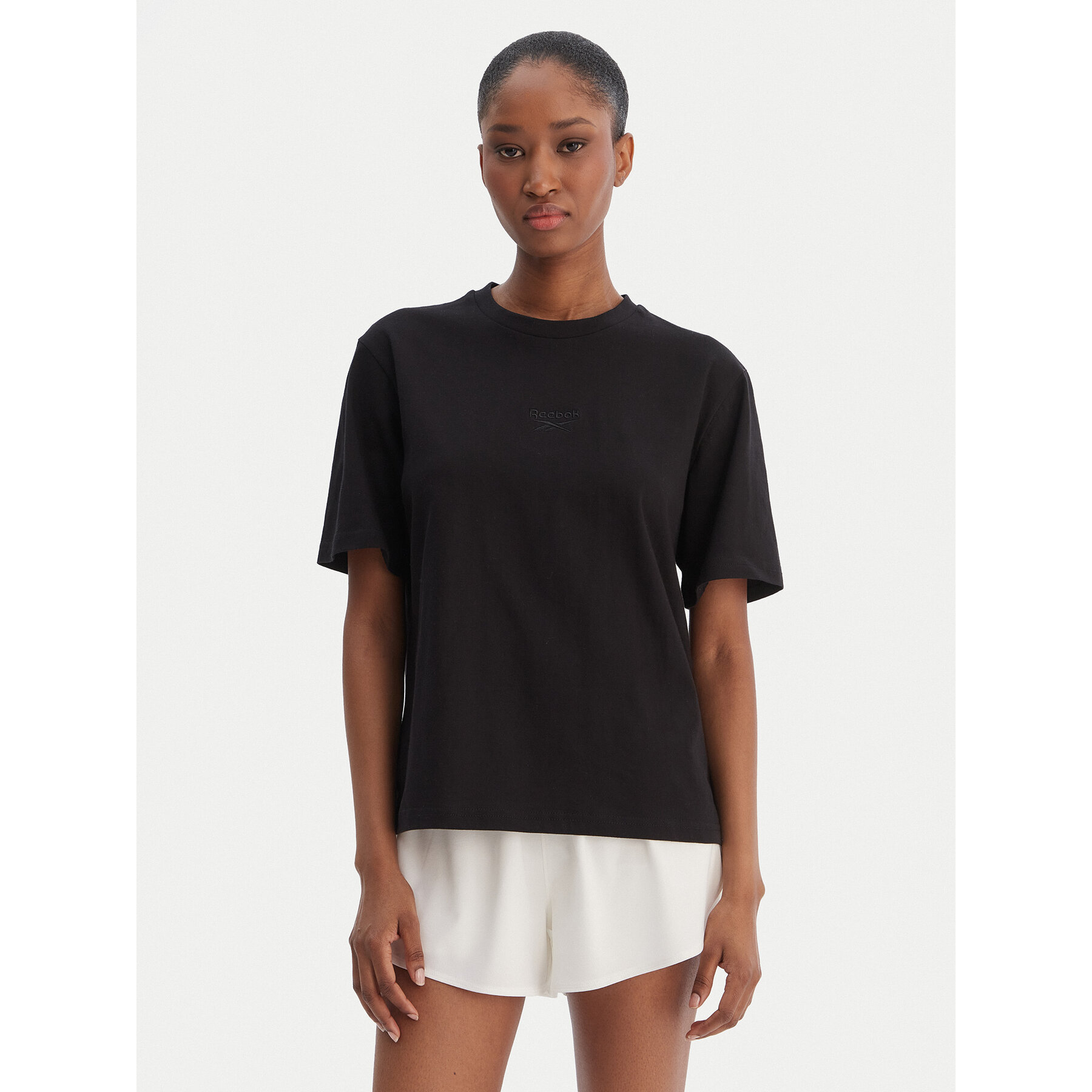 Reebok T-Shirt Suzie RK25505CCW Czarny Relaxed Fit