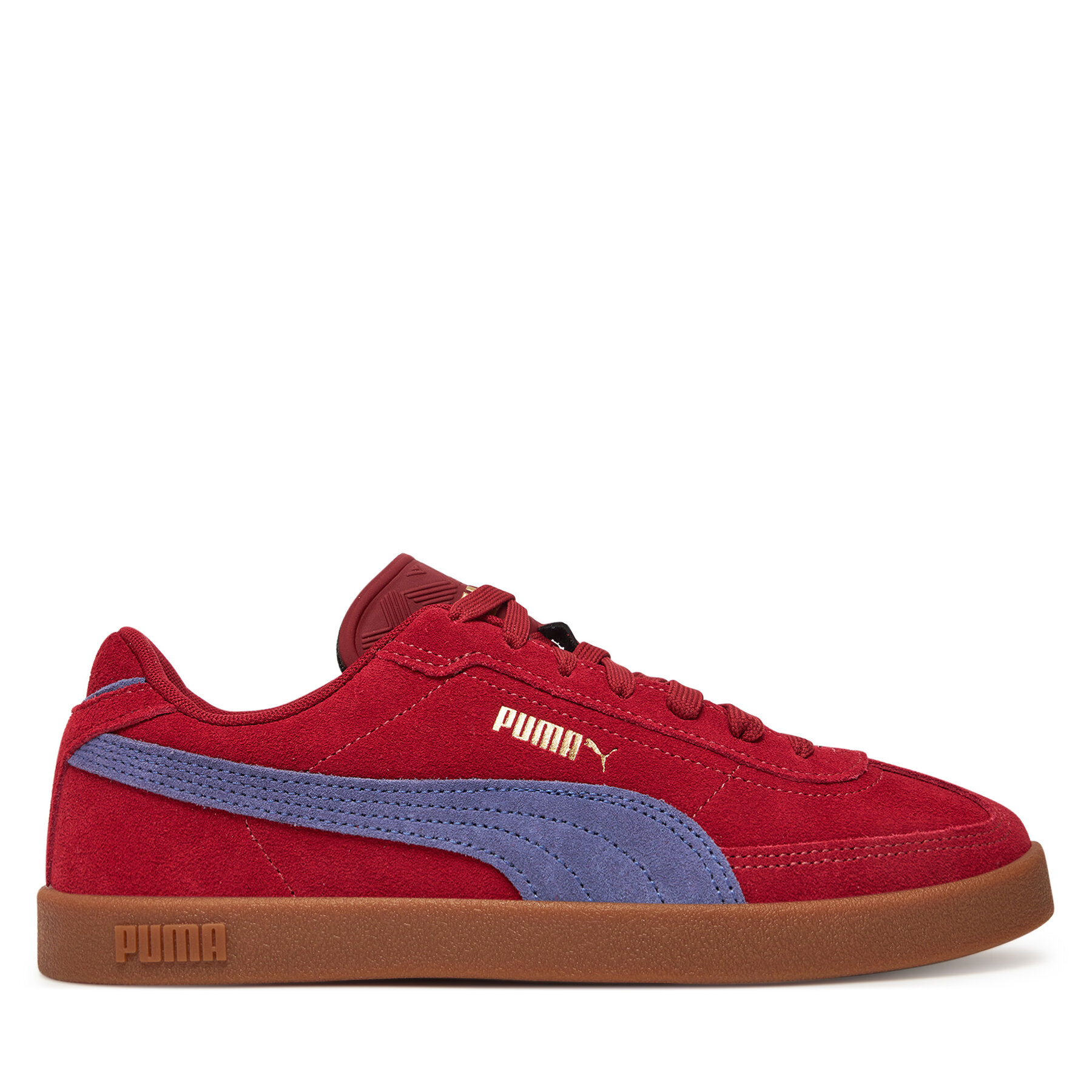 Puma Sneakersy Puma Club II Era Suede 400717 04 Bordowy